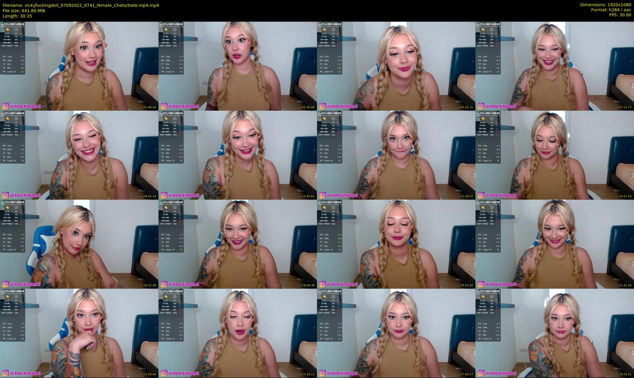 vickyfuckingdoll — 31 minute Chaturbate female cam show recording, 1080p, Sep 7, 2022