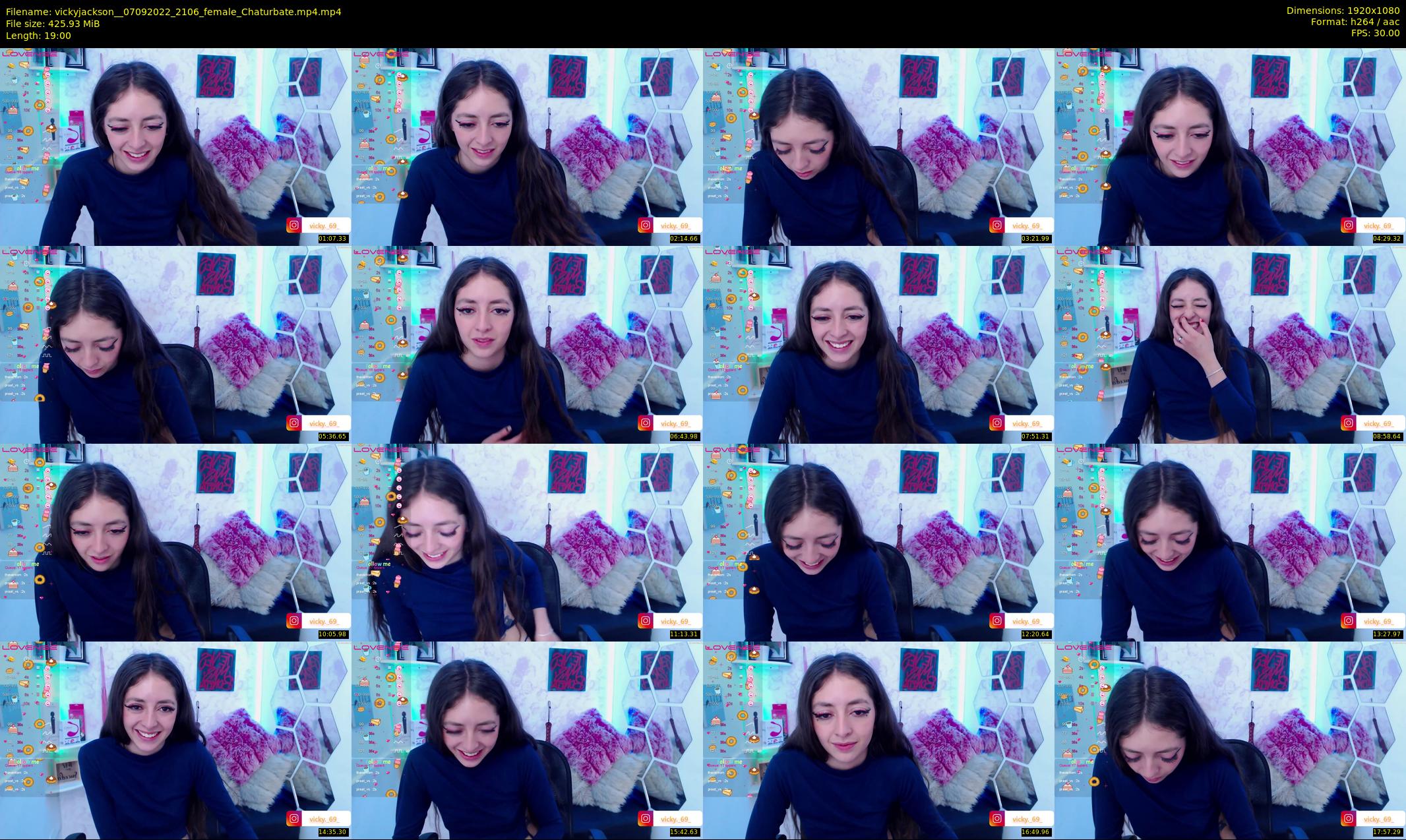 vickyjackson_ — 19 minute Chaturbate female cam show recording, 1080p, Sep 7, 2022