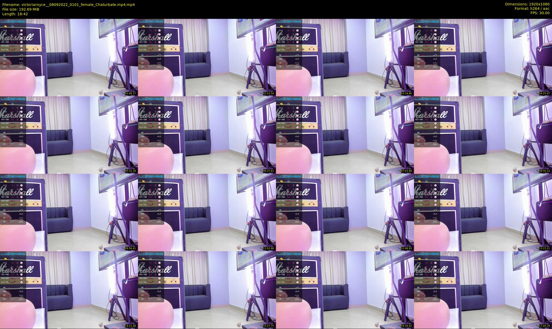 victoriaroyce_ — 19 minute Chaturbate female cam show recording, 1080p, Sep 8, 2022