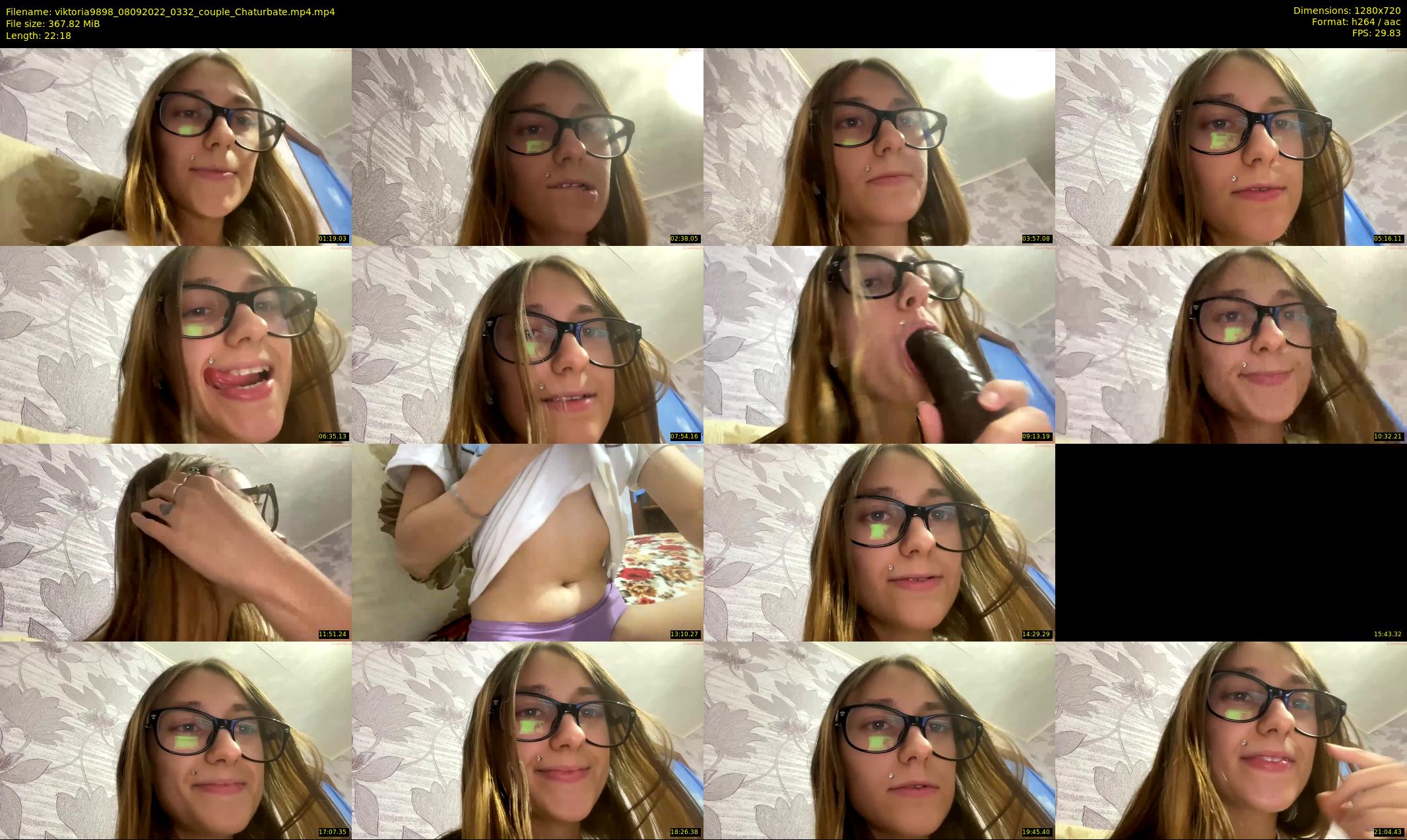 viktoria9898 — 23 minute Chaturbate couple cam show recording, 720p, Sep 8, 2022