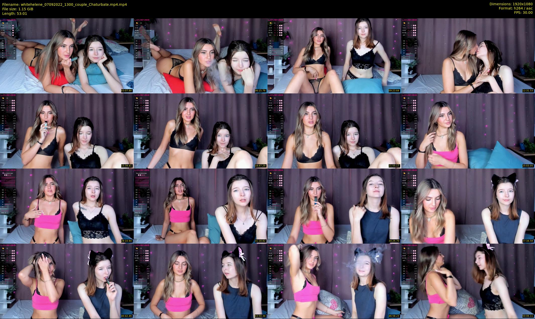 whitehelene — 54 minute Chaturbate female cam show recording, 1080p, Sep 7, 2022