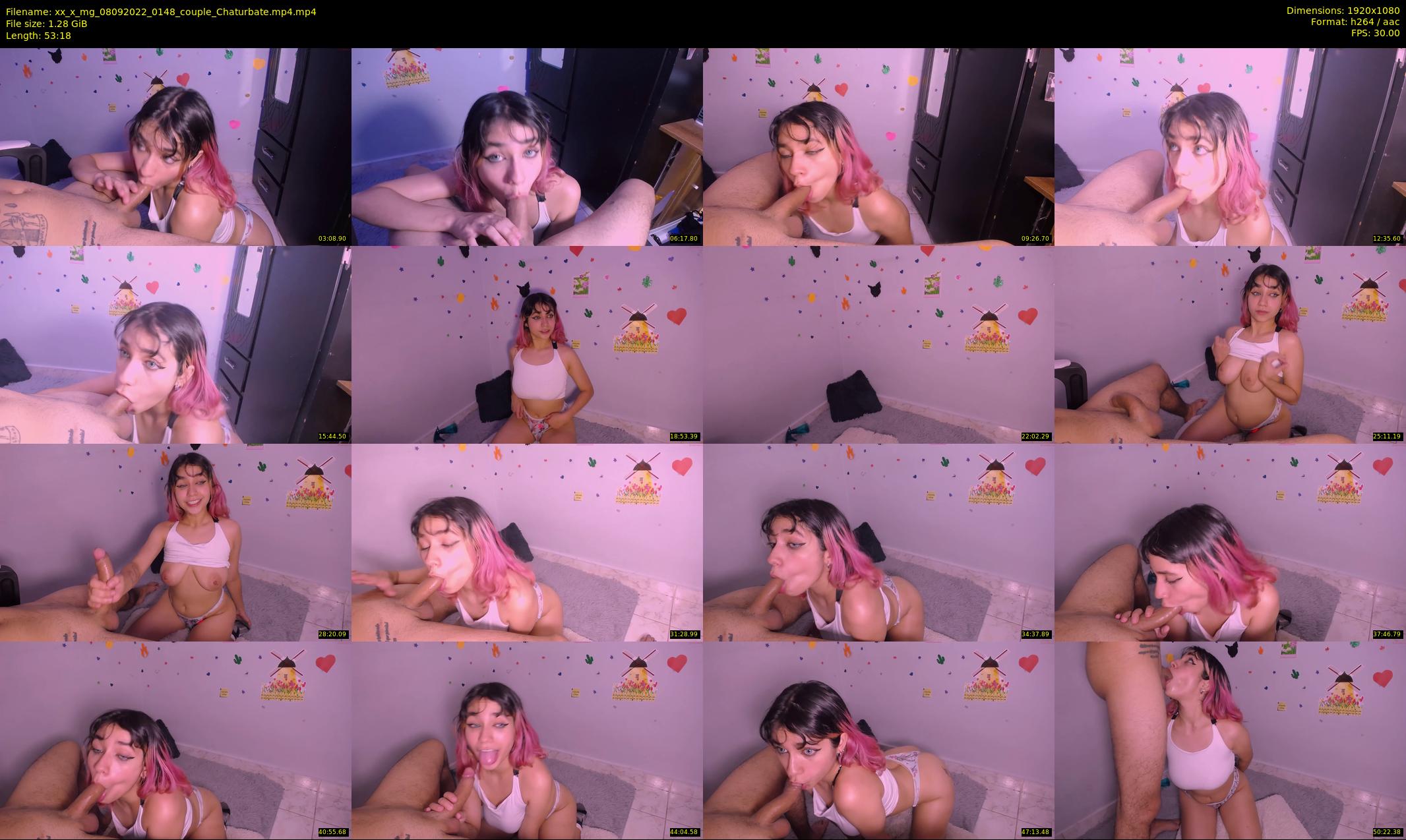 xx_x_mg — 54 minute Chaturbate couple cam show recording, 1080p, Sep 8, 2022