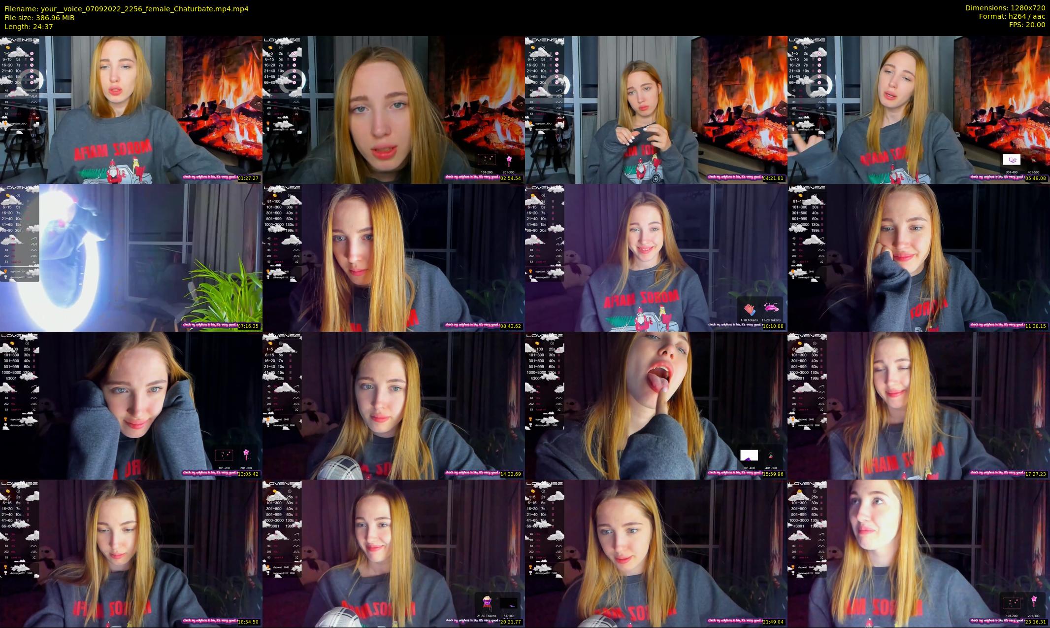 your__voice — 25 minute Chaturbate female cam show recording, 720p, Sep 7, 2022