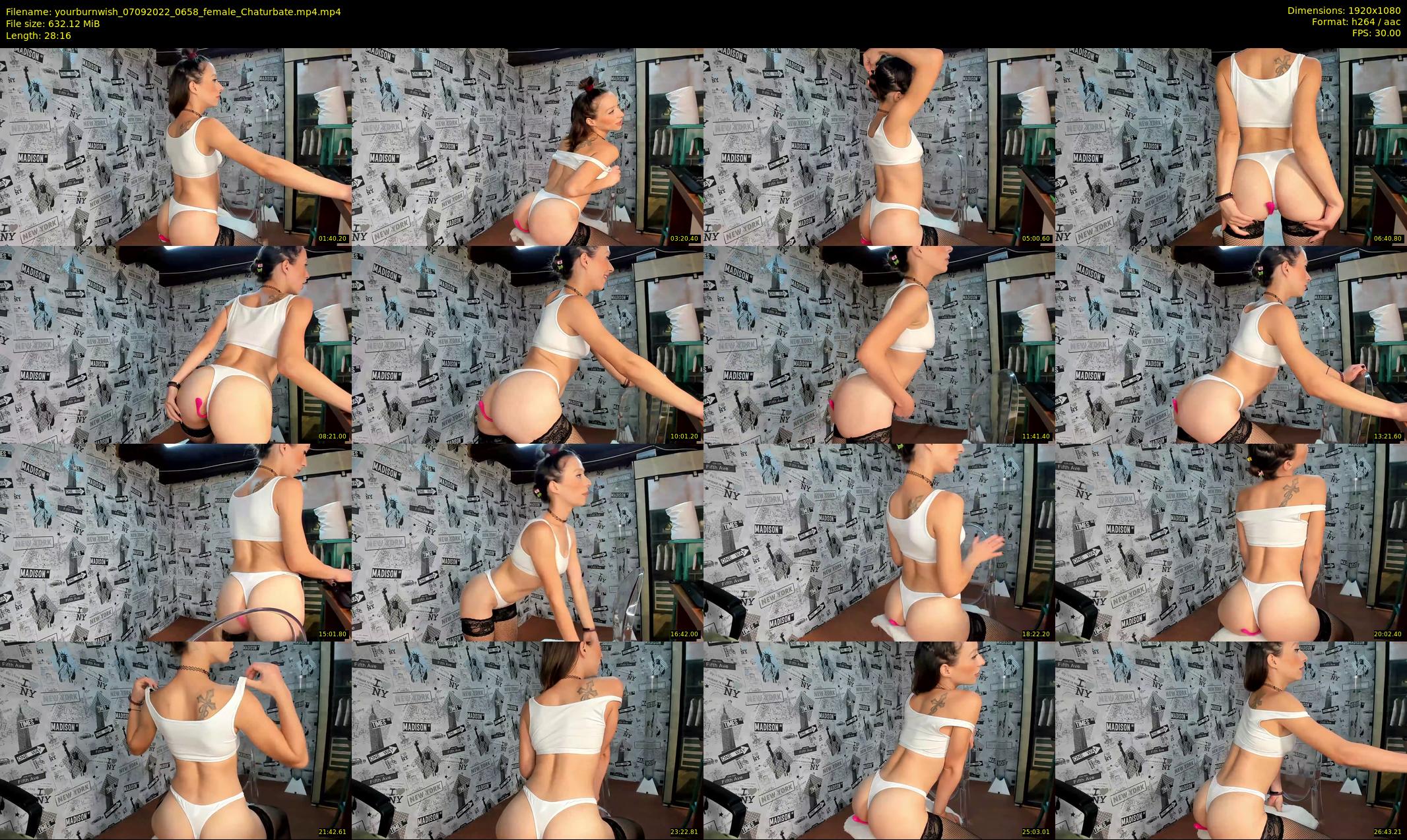 yourburnwish — 29 minute Chaturbate female cam show recording, 1080p, Sep 7, 2022