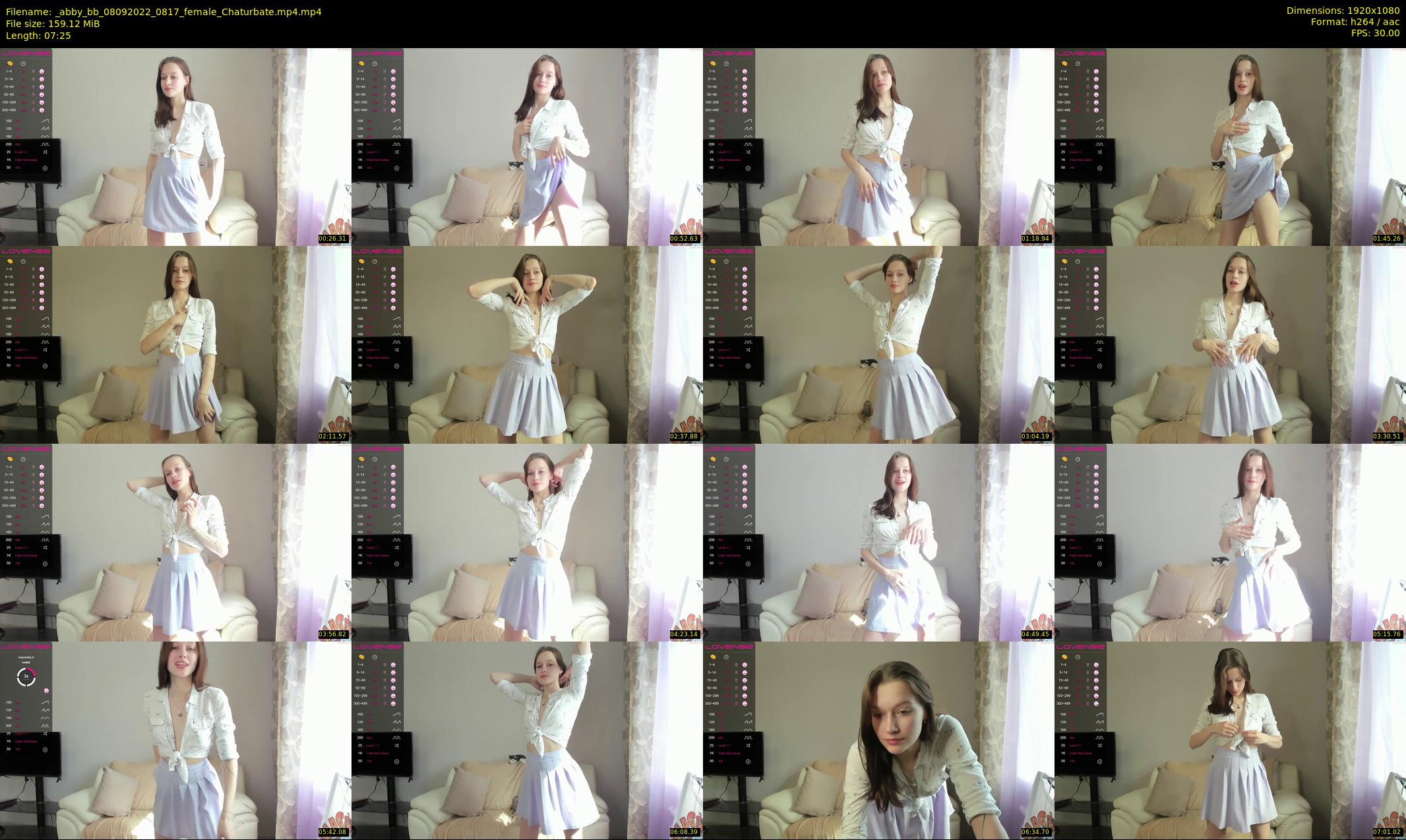 _abby_bb — 8 minute Chaturbate female cam show recording, 1080p, Sep 8, 2022