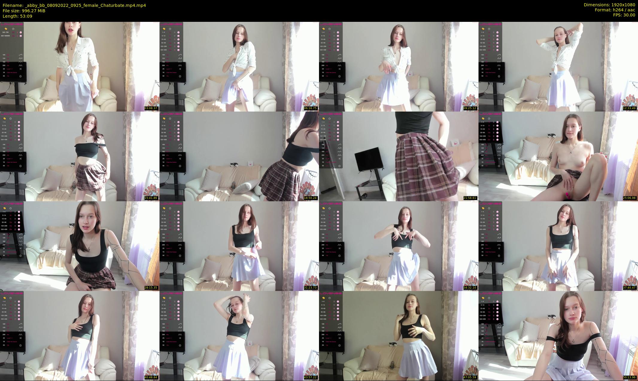 _abby_bb — 54 minute Chaturbate female cam show recording, 1080p, Sep 8, 2022