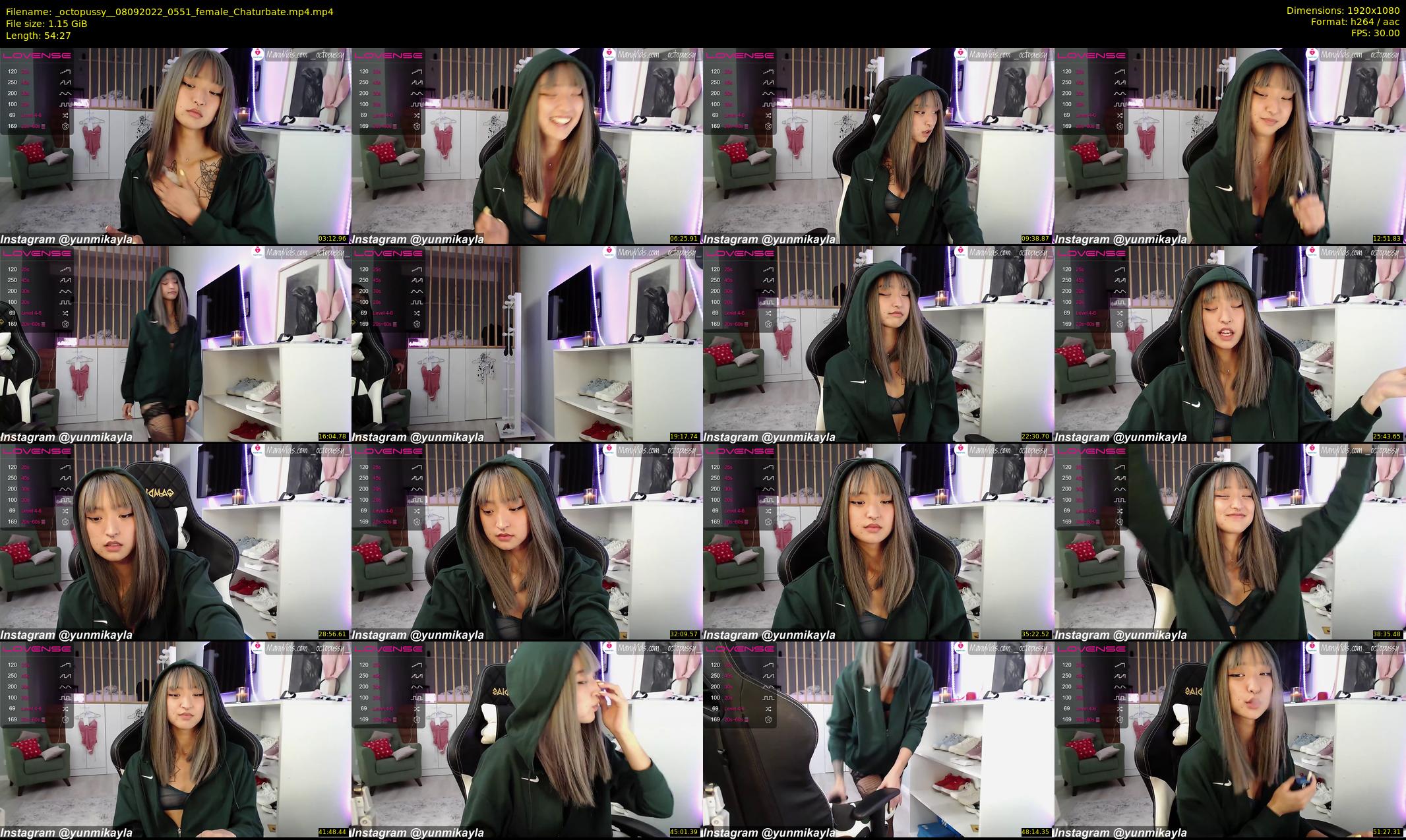 _octopussy_ — 55 minute Chaturbate female cam show recording, 1080p, Sep 8, 2022