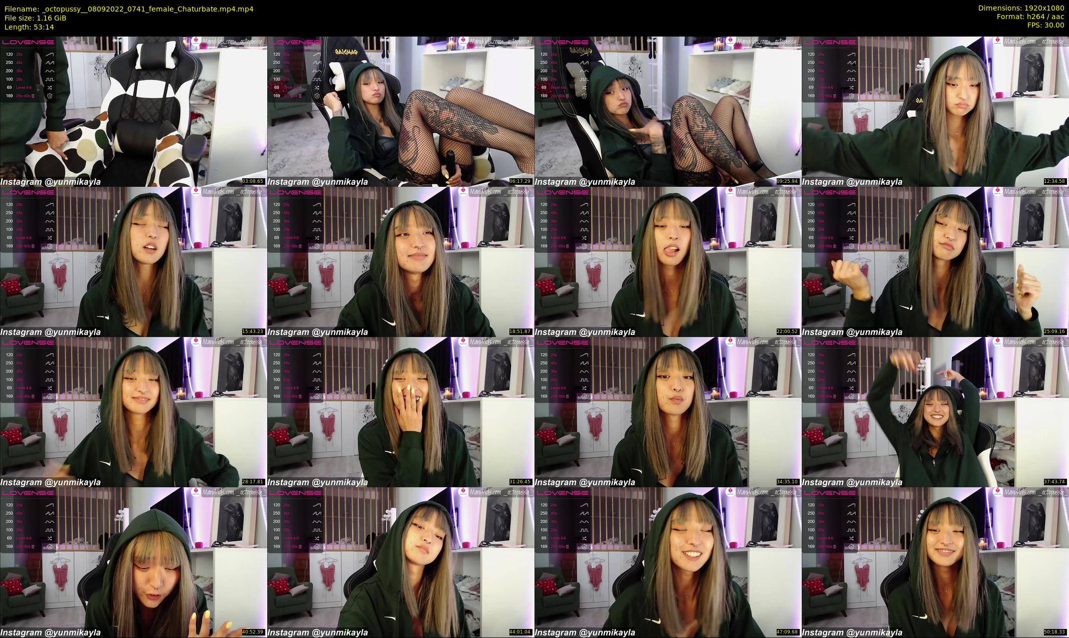 _octopussy_ — 54 minute Chaturbate female cam show recording, 1080p, Sep 8, 2022