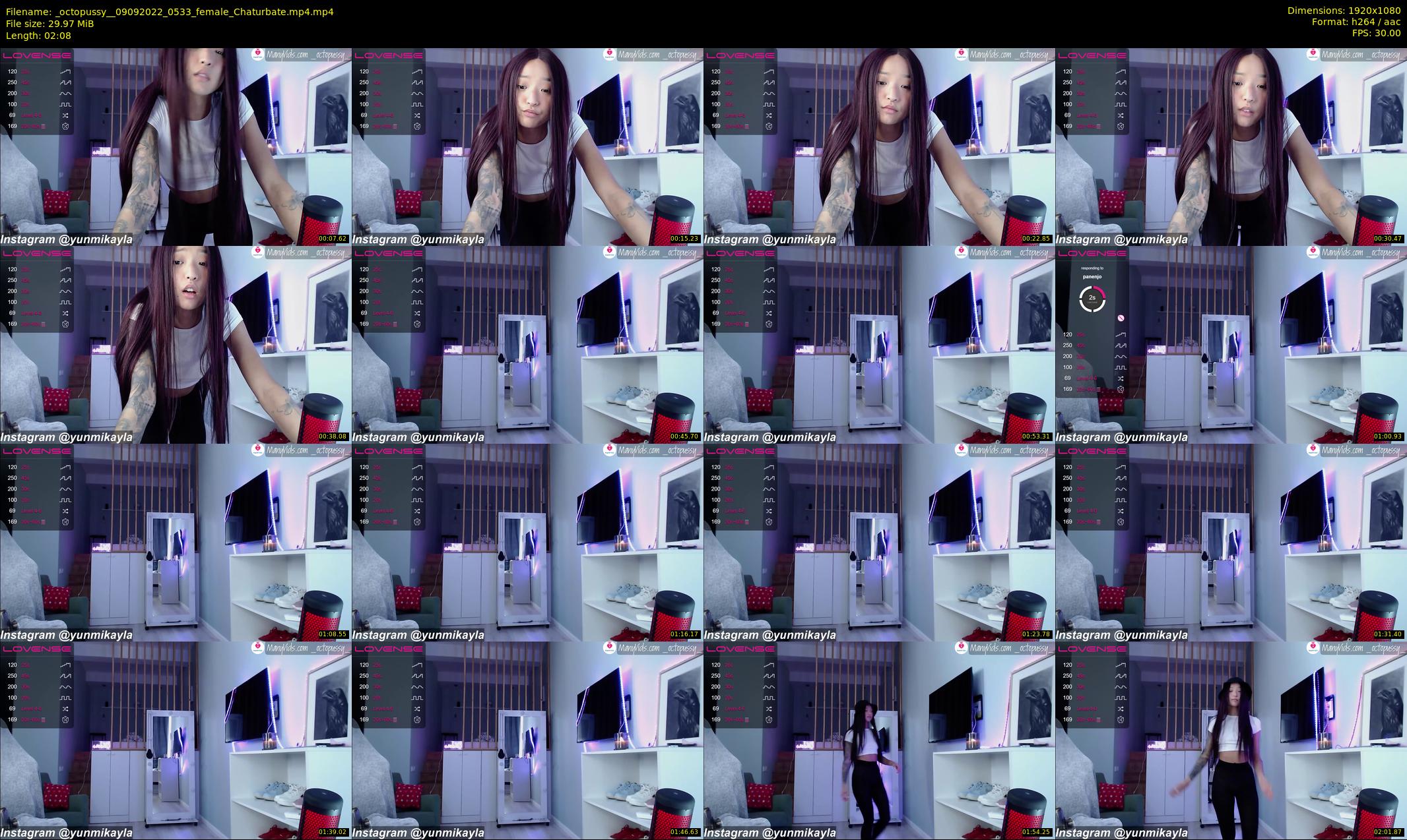 _octopussy_ — 3 minute Chaturbate female cam show recording, 1080p, Sep 9, 2022