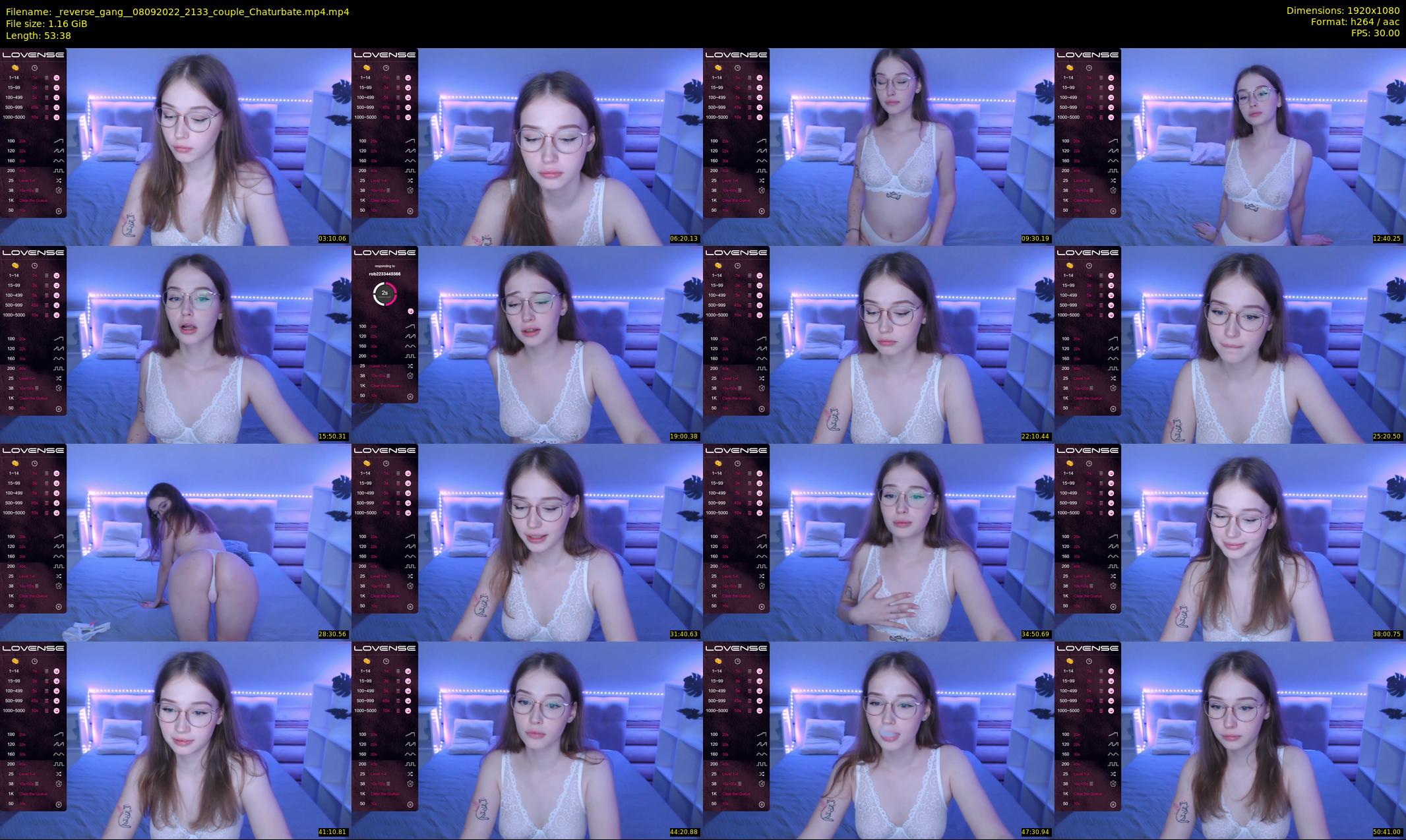 _reverse_gang_ — 54 minute Chaturbate couple cam show recording, 1080p, Sep 8, 2022