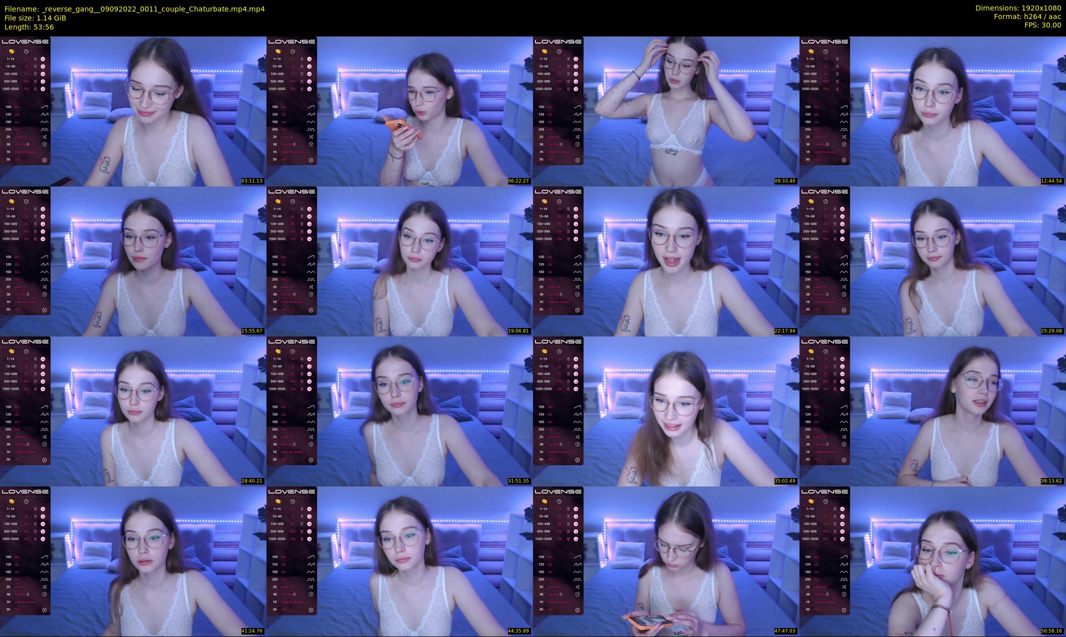 _reverse_gang_ — 54 minute Chaturbate couple cam show recording, 1080p, Sep 9, 2022