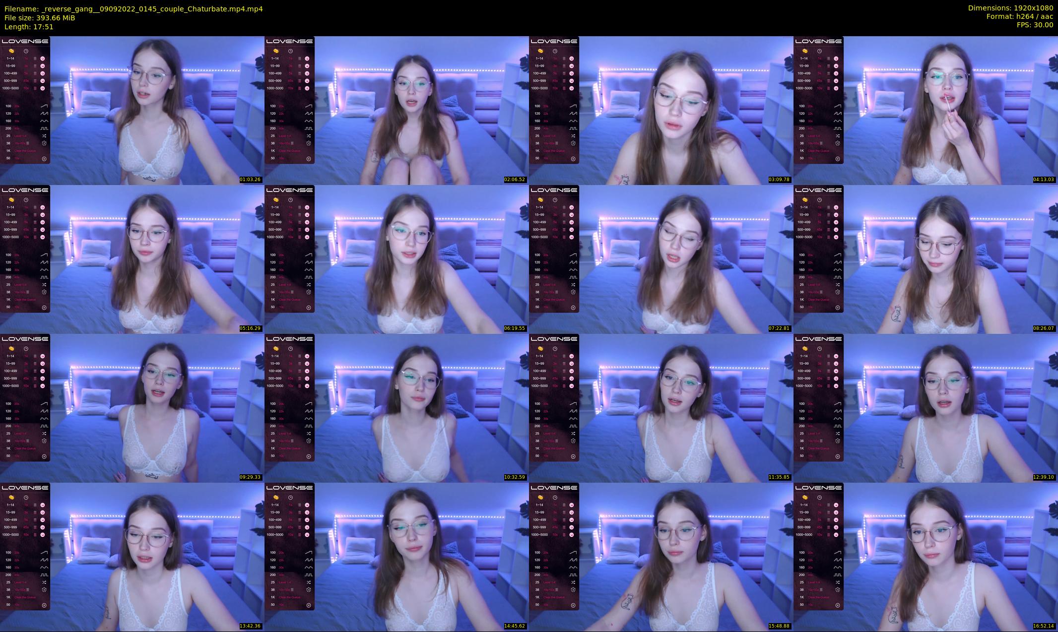 _reverse_gang_ — 18 minute Chaturbate couple cam show recording, 1080p, Sep 9, 2022