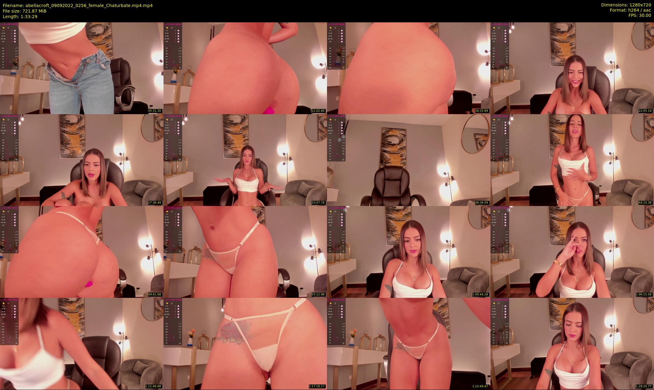 abellacroft — 94 minute Chaturbate female cam show recording, 720p, Sep 9, 2022