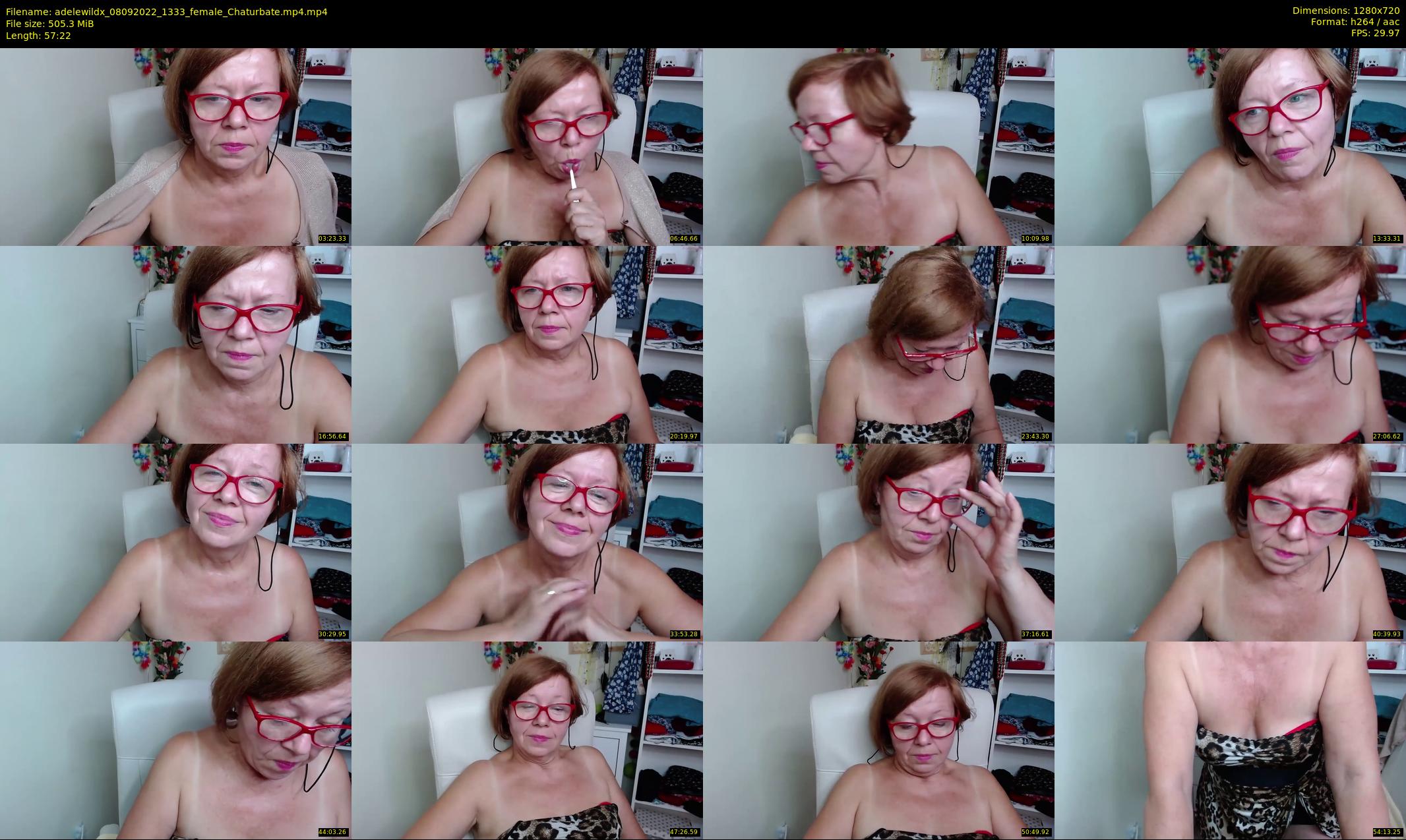adelewildx — 58 minute Chaturbate female cam show recording, 720p, Sep 8, 2022