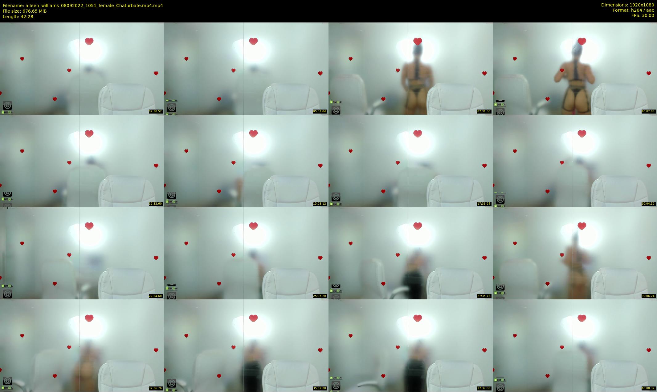 aileen_williams — 43 minute Chaturbate female cam show recording, 1080p, Sep 8, 2022