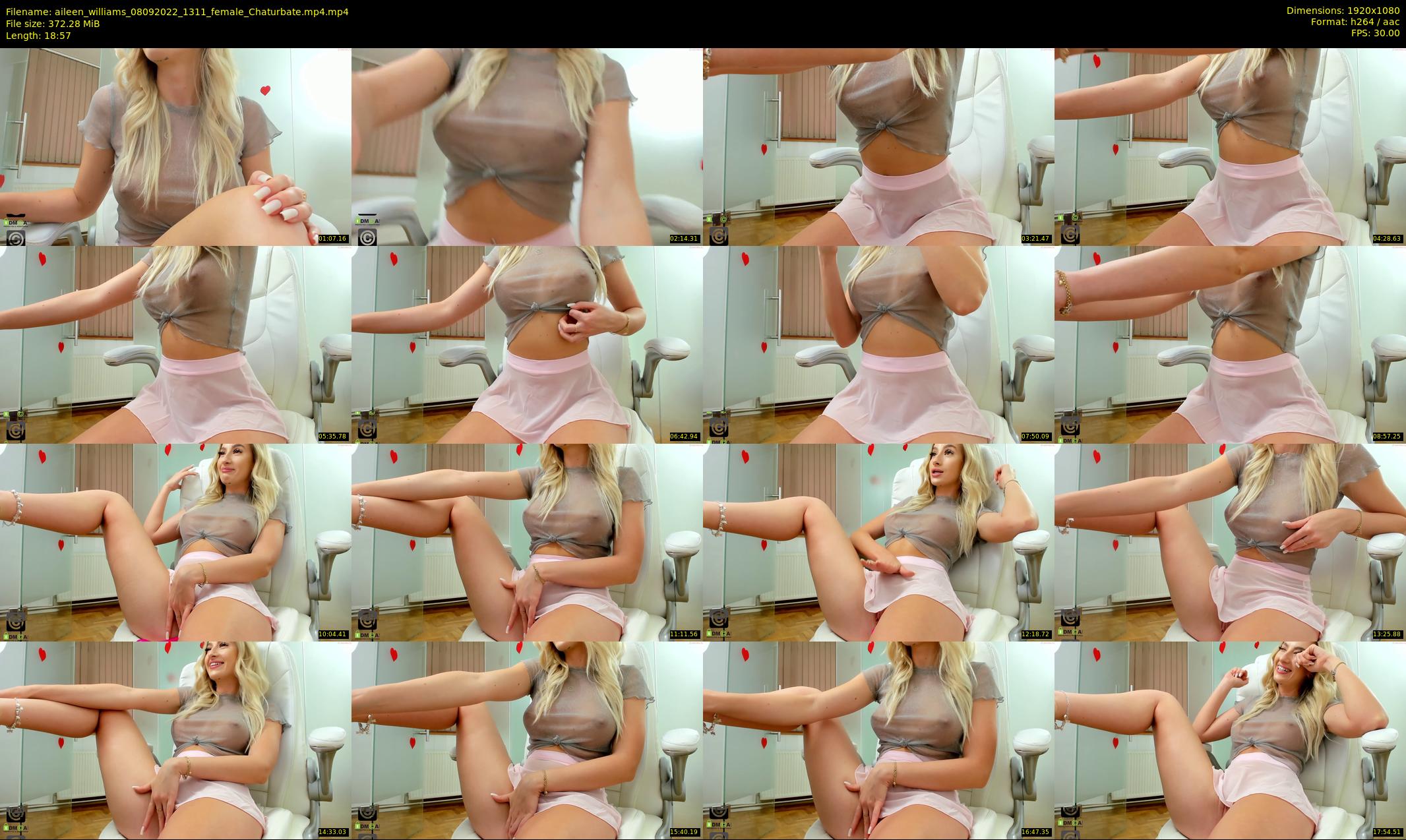 aileen_williams — 19 minute Chaturbate female cam show recording, 1080p, Sep 8, 2022