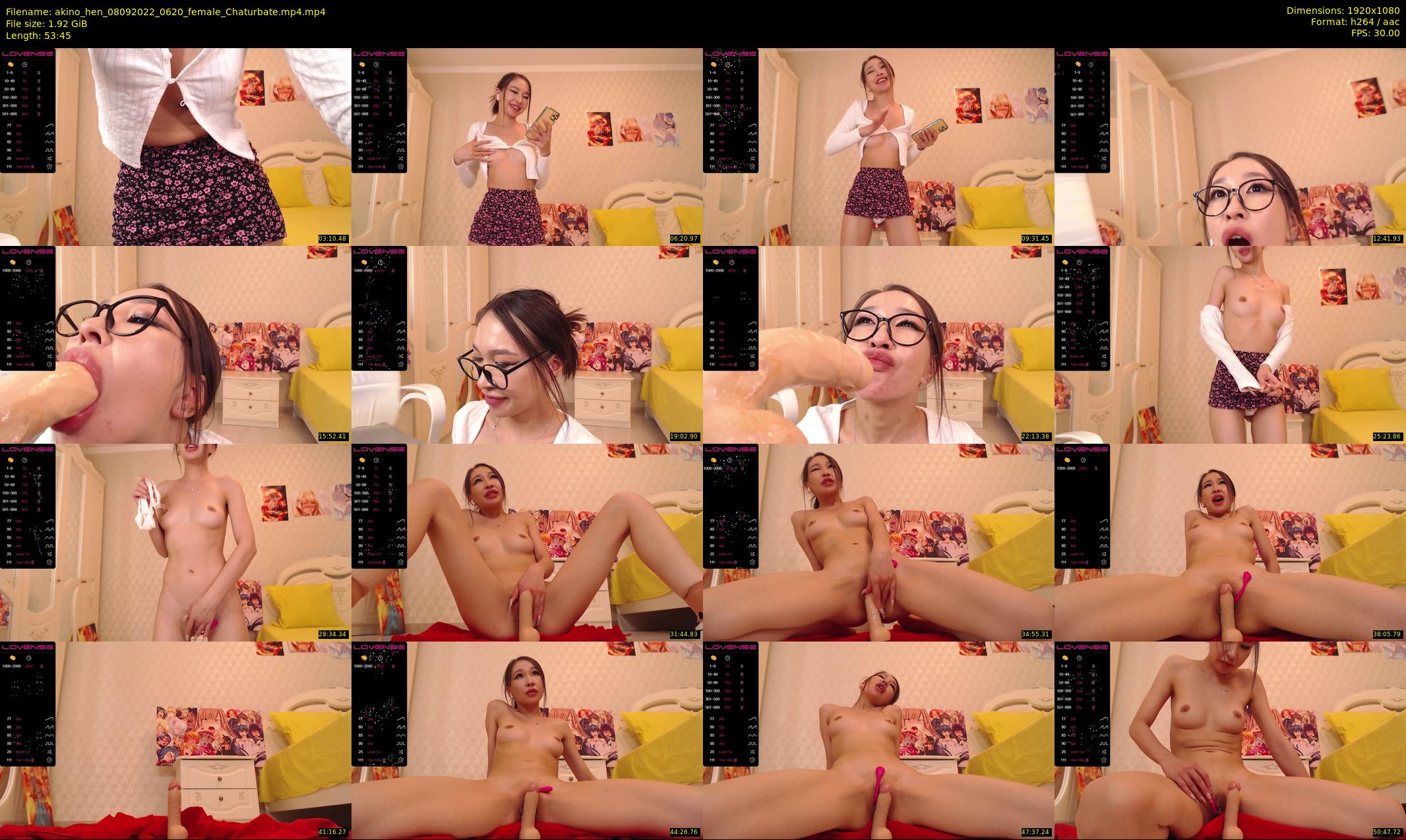 akino_hen — 54 minute Chaturbate female cam show recording, 1080p, Sep 8, 2022
