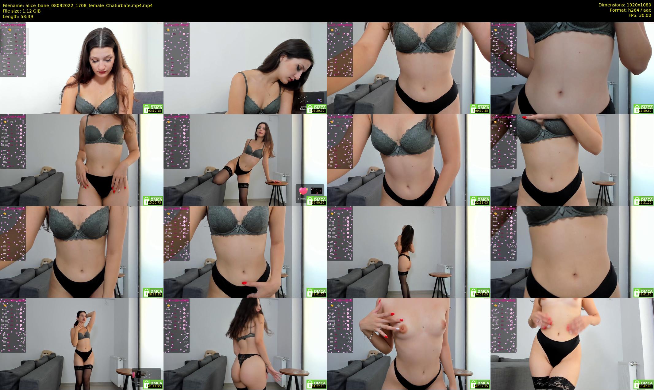 alice_bane — 54 minute Chaturbate female cam show recording, 1080p, Sep 8, 2022