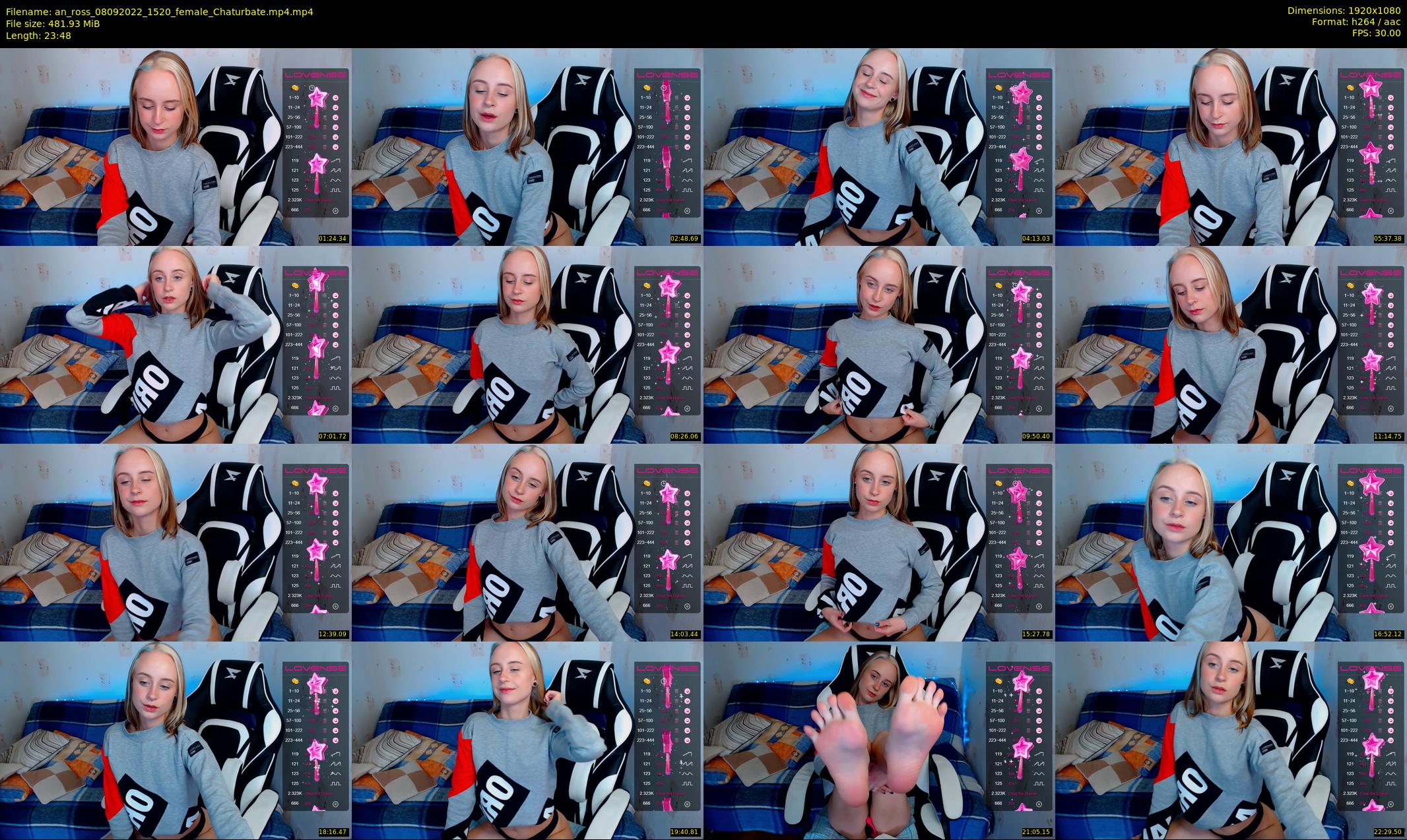 an_ross — 24 minute Chaturbate female cam show recording, 1080p, Sep 8, 2022