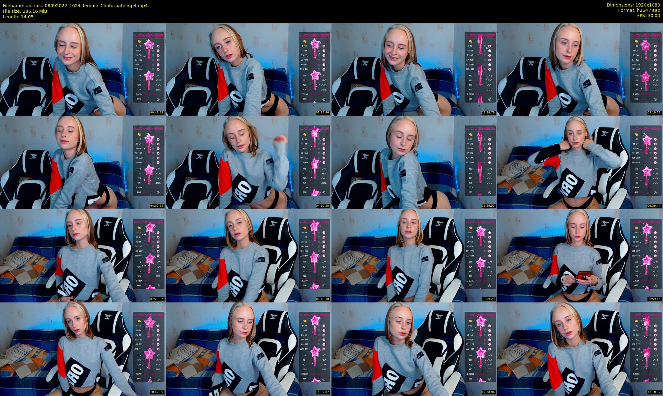 an_ross — 15 minute Chaturbate female cam show recording, 1080p, Sep 8, 2022
