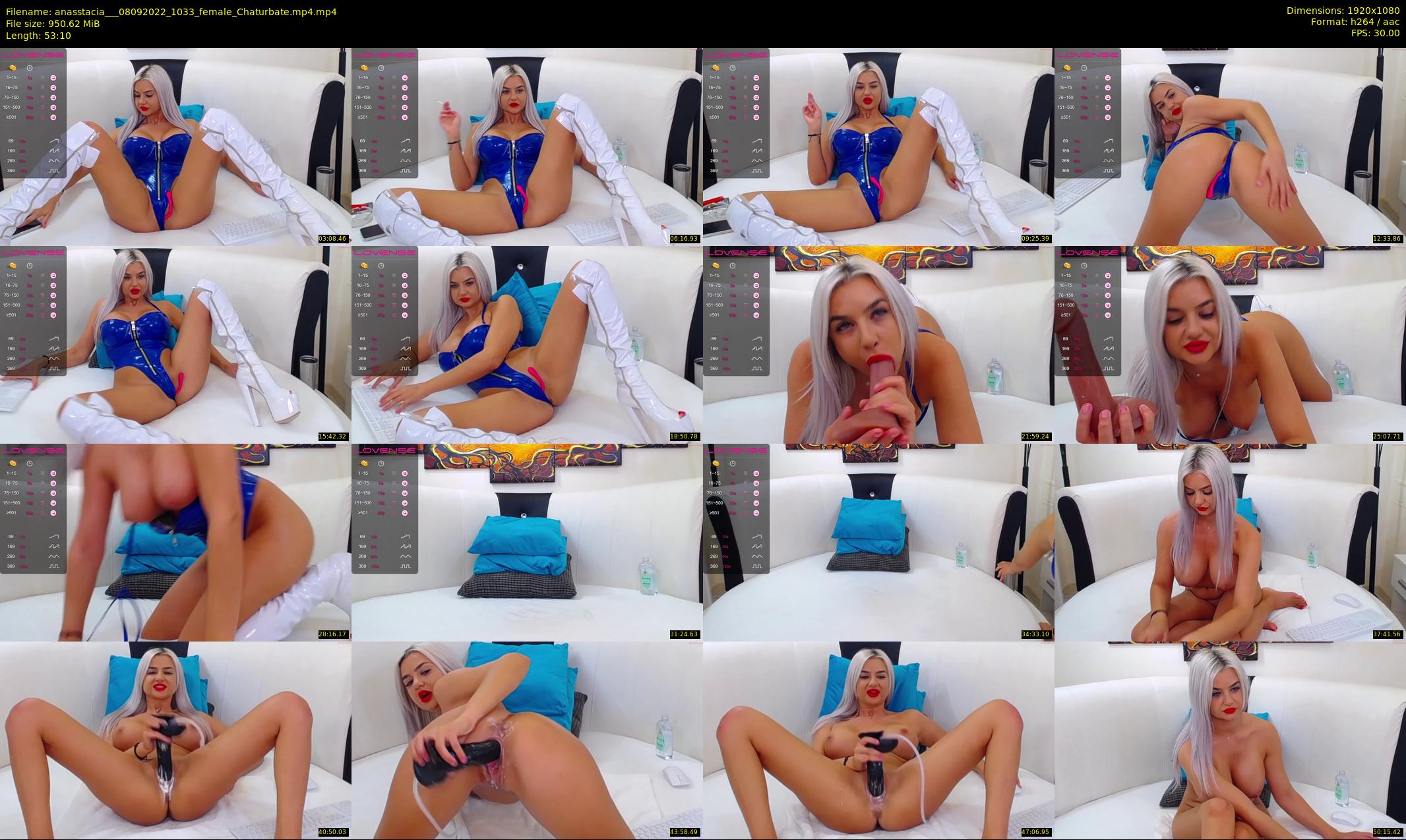 anasstacia__ — 54 minute Chaturbate female cam show recording, 1080p, Sep 8, 2022