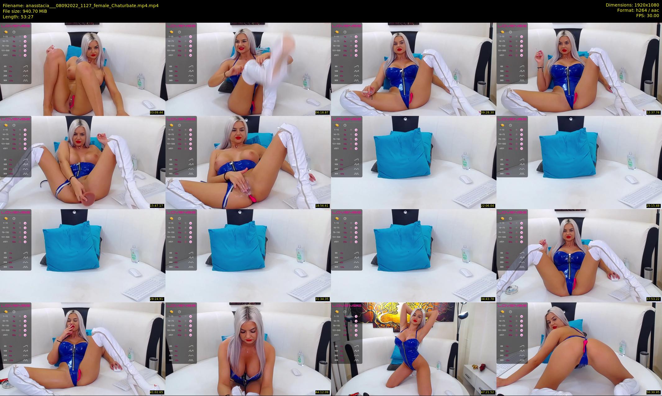 anasstacia__ — 54 minute Chaturbate female cam show recording, 1080p, Sep 8, 2022