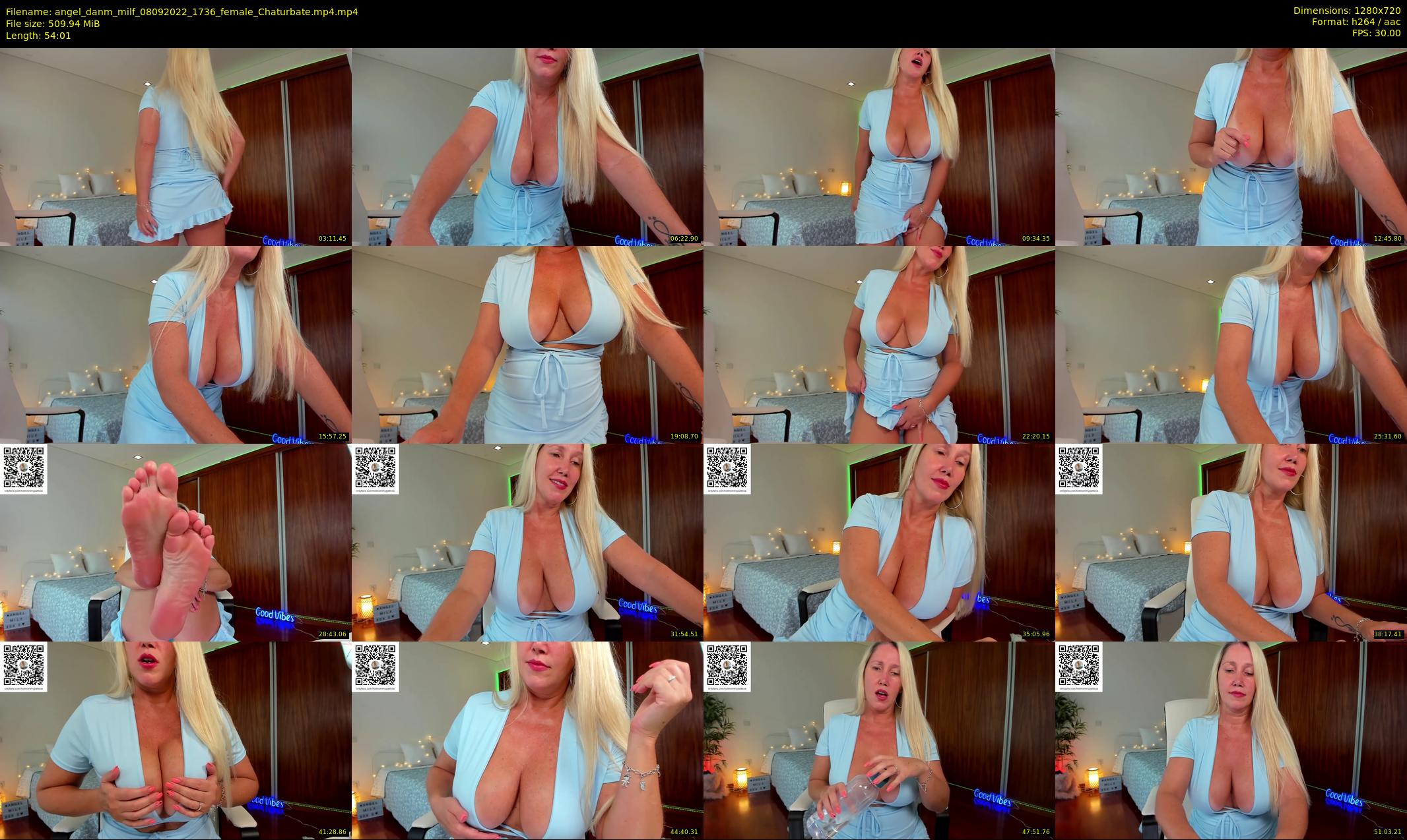 angel_danm_milf — 55 minute Chaturbate female cam show recording, 720p, Sep 8, 2022