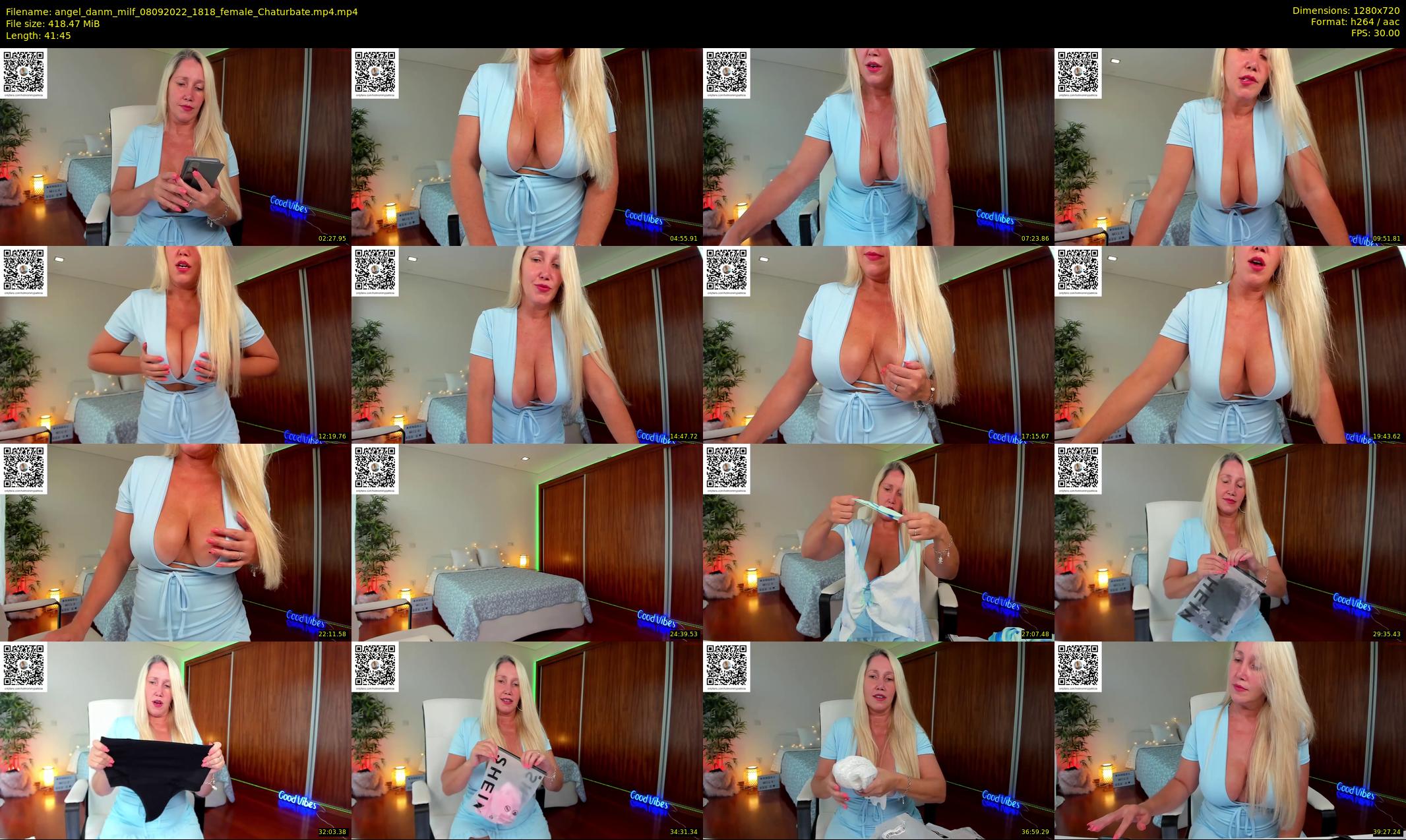 angel_danm_milf — 42 minute Chaturbate female cam show recording, 720p, Sep 8, 2022