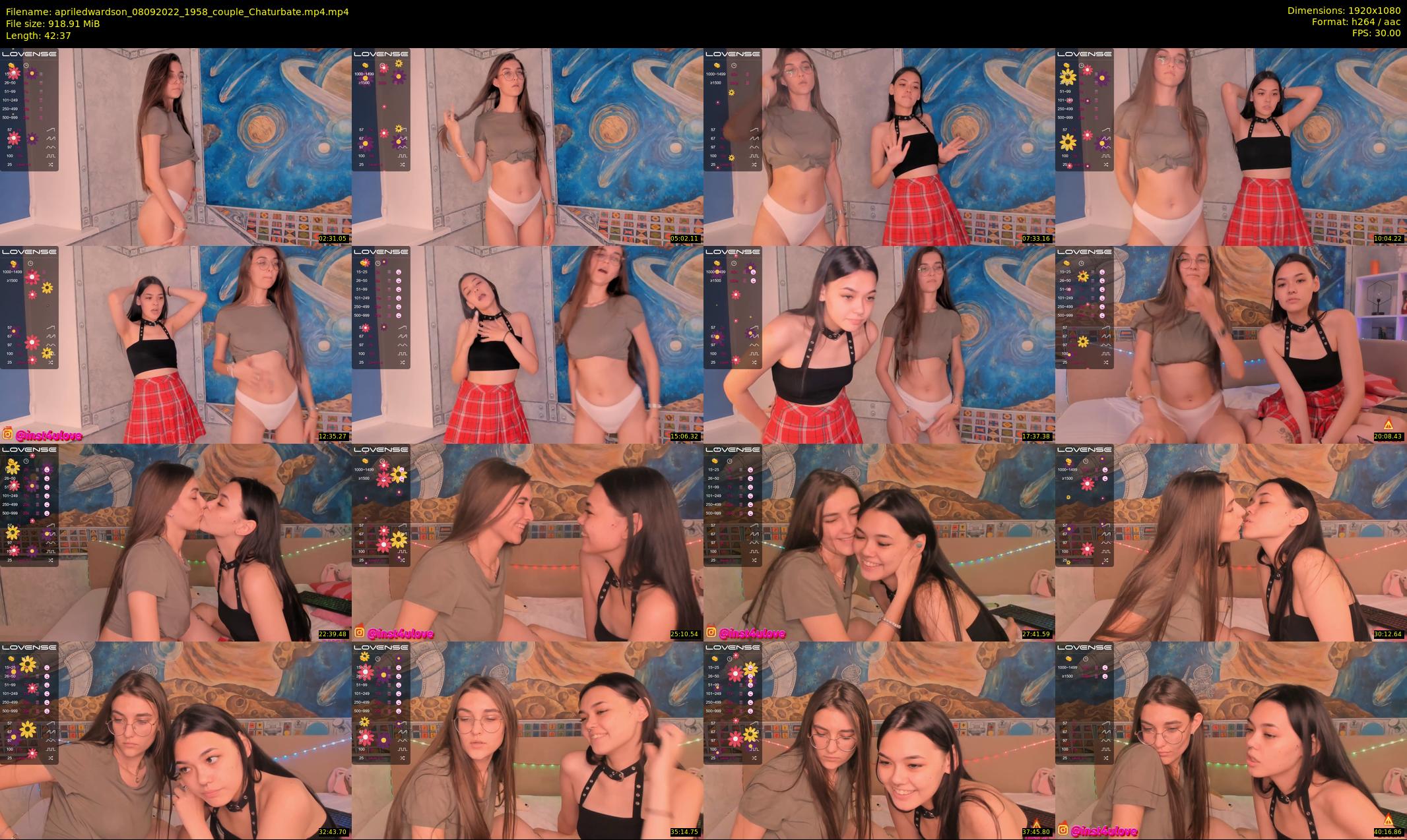 apriledwardson — 43 minute Chaturbate couple cam show recording, 1080p, Sep 8, 2022