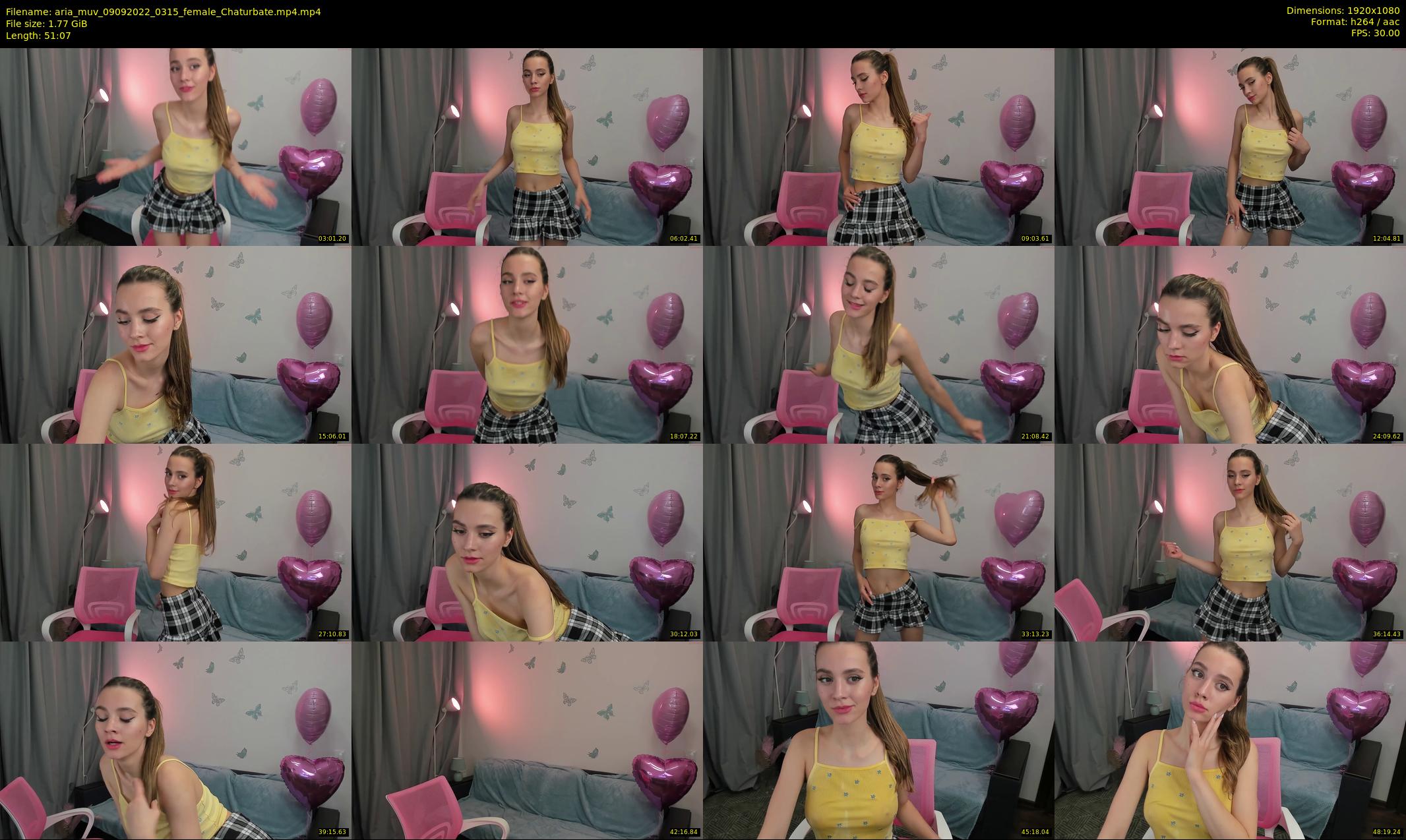 aria_muv — 52 minute Chaturbate female cam show recording, 1080p, Sep 9, 2022