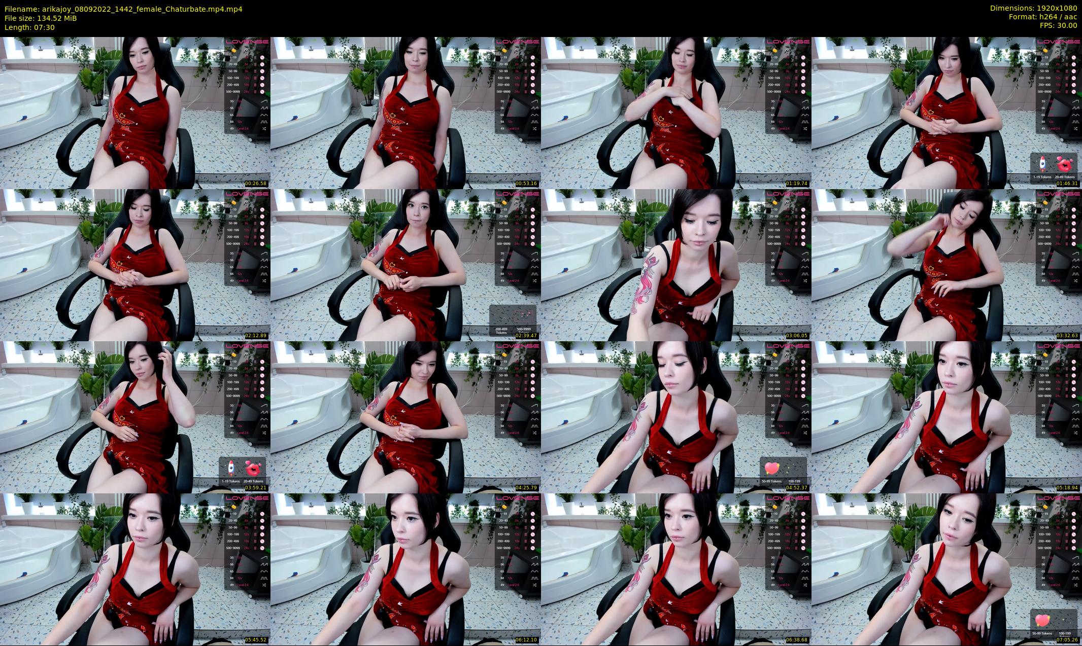 arikajoy — 8 minute Chaturbate female cam show recording, 1080p, Sep 8, 2022