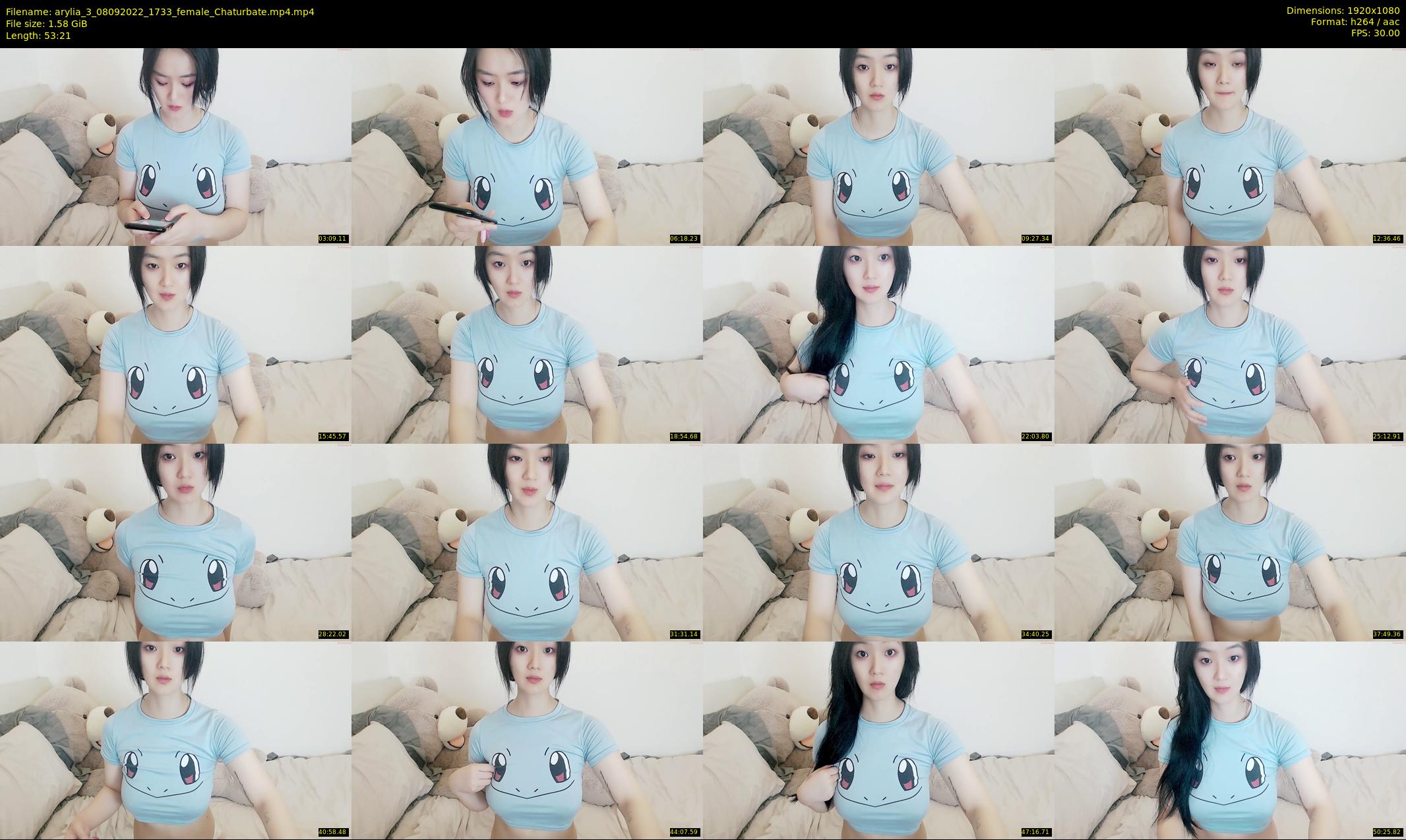 arylia_3 — 54 minute Chaturbate female cam show recording, 1080p, Sep 8, 2022