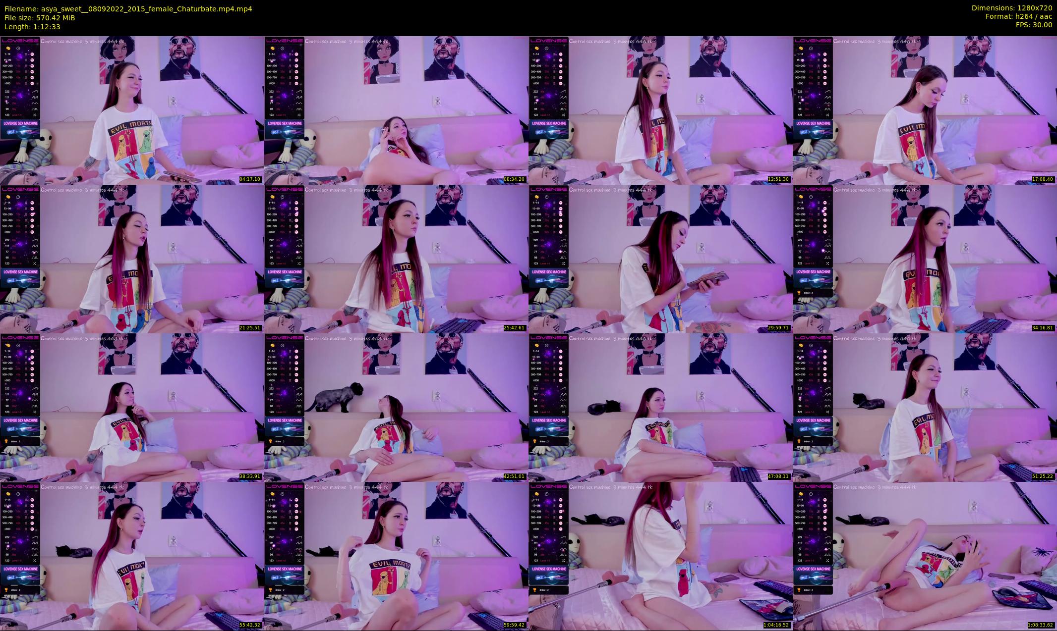 asya_sweet_ — 73 minute Chaturbate female cam show recording, 720p, Sep 8, 2022