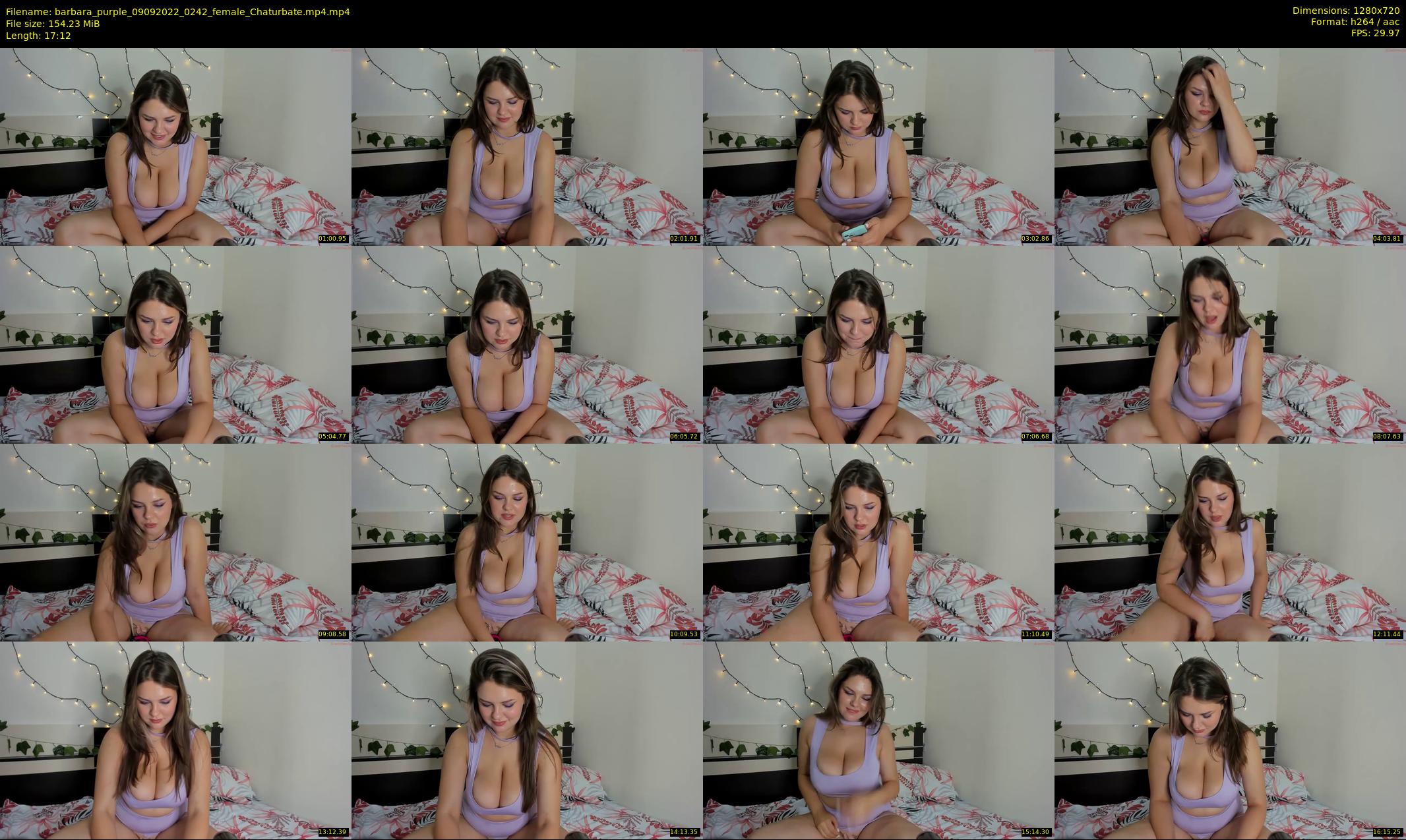 barbara_purple — 18 minute Chaturbate female cam show recording, 720p, Sep 9, 2022