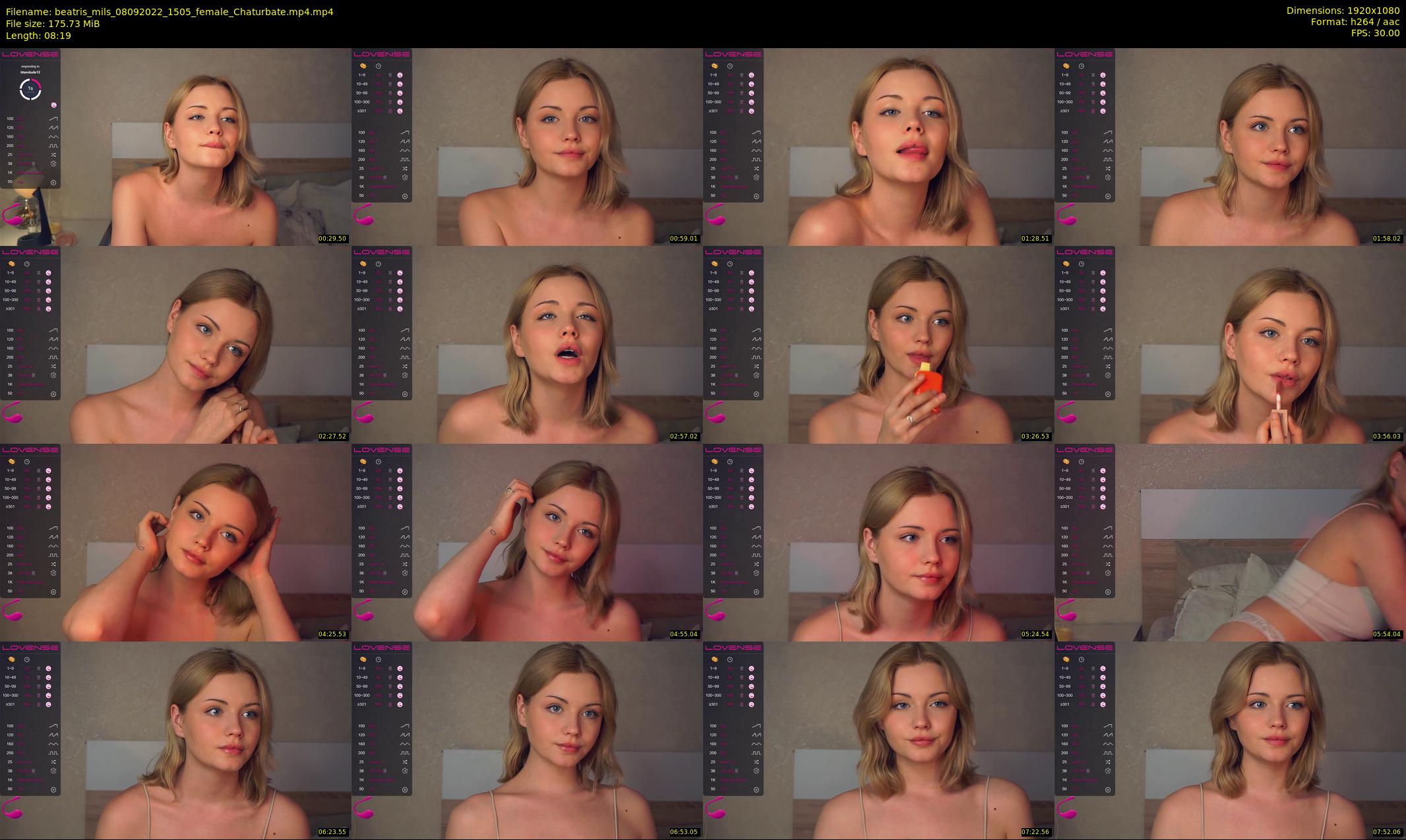 beatris_mils — 9 minute Chaturbate female cam show recording, 1080p, Sep 8, 2022