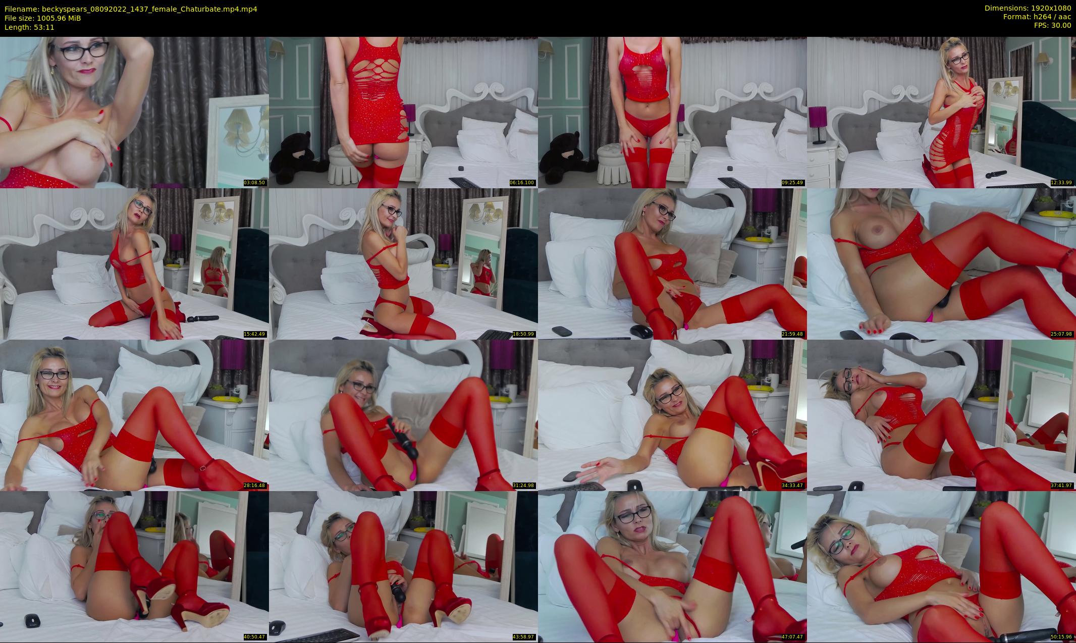 beckyspears — 54 minute Chaturbate female cam show recording, 1080p, Sep 8, 2022
