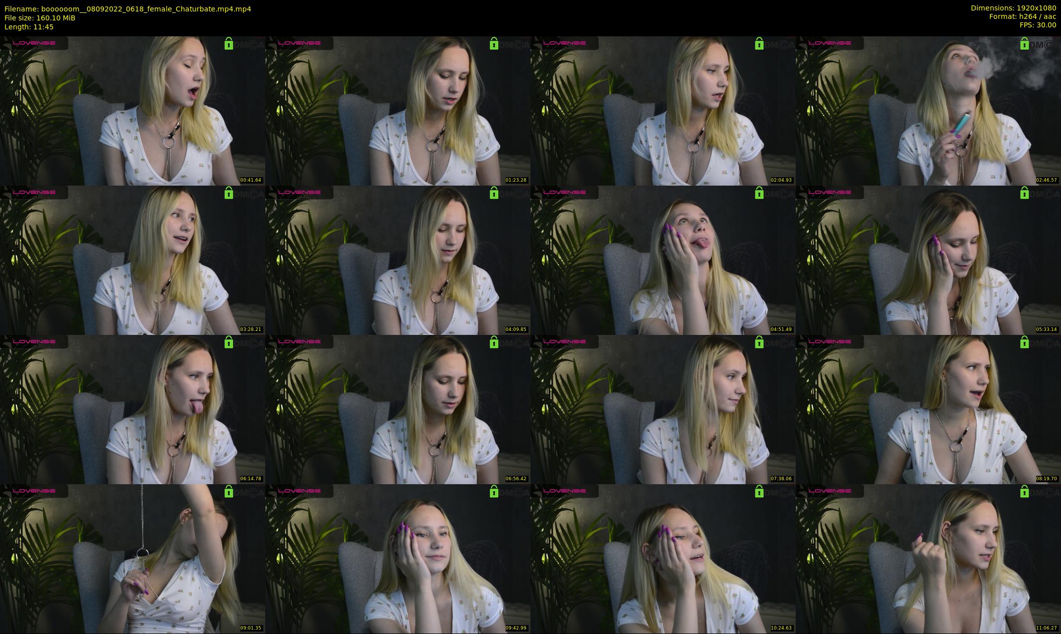 boooooom_ — 12 minute Chaturbate female cam show recording, 1080p, Sep 8, 2022