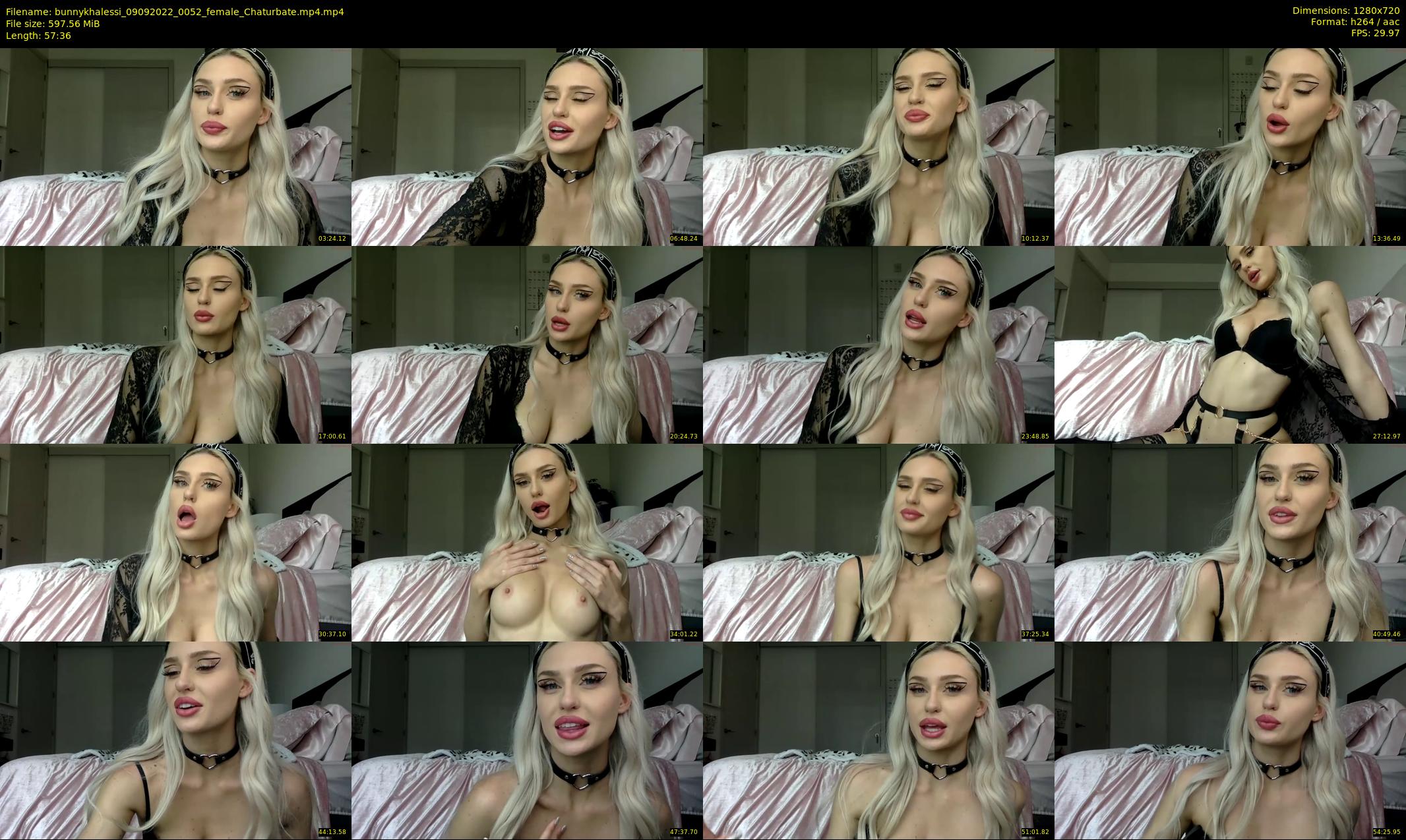 bunnykhalessi — 58 minute Chaturbate female cam show recording, 720p, Sep 9, 2022