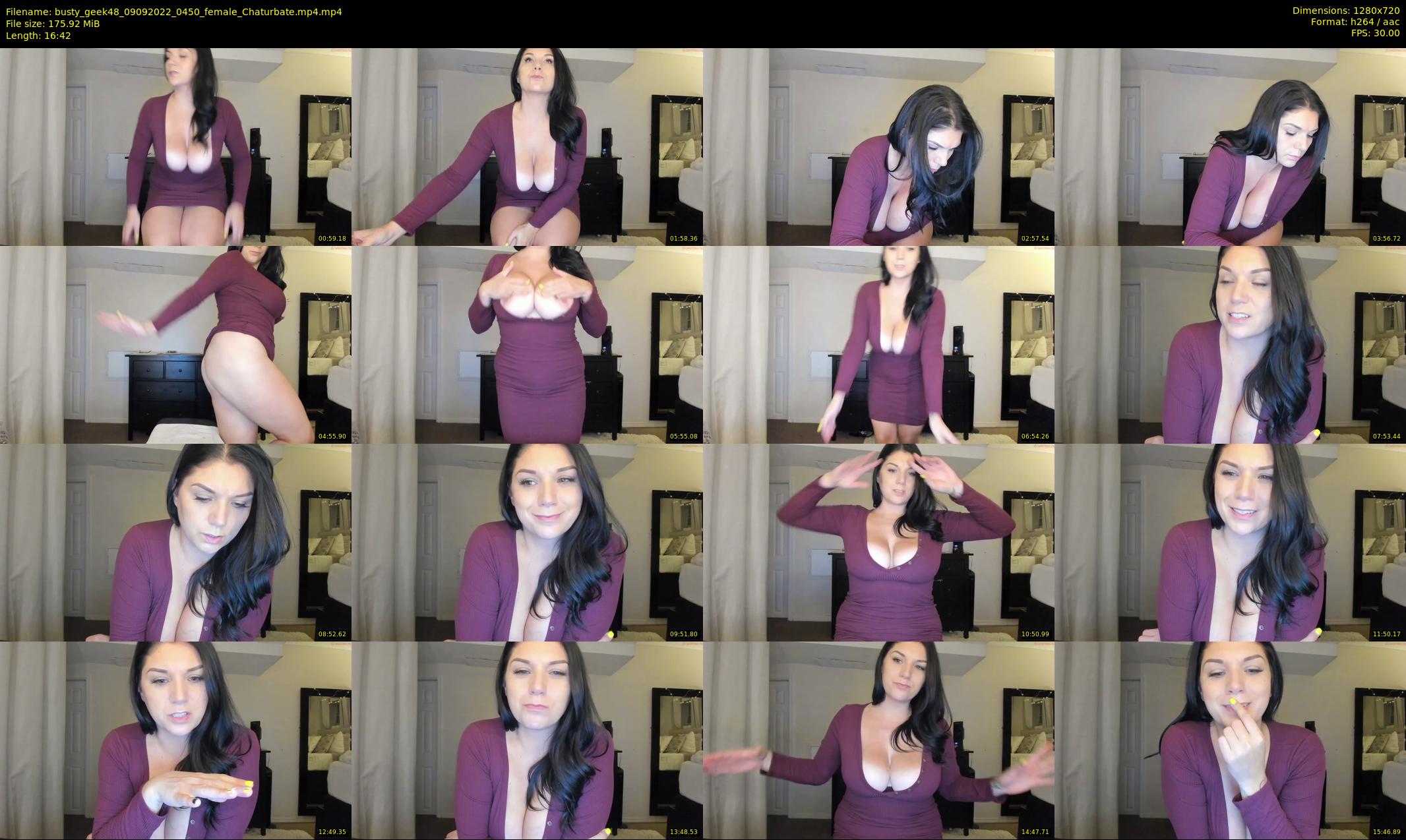 busty_geek48 — 17 minute Chaturbate female cam show recording, 720p, Sep 9, 2022