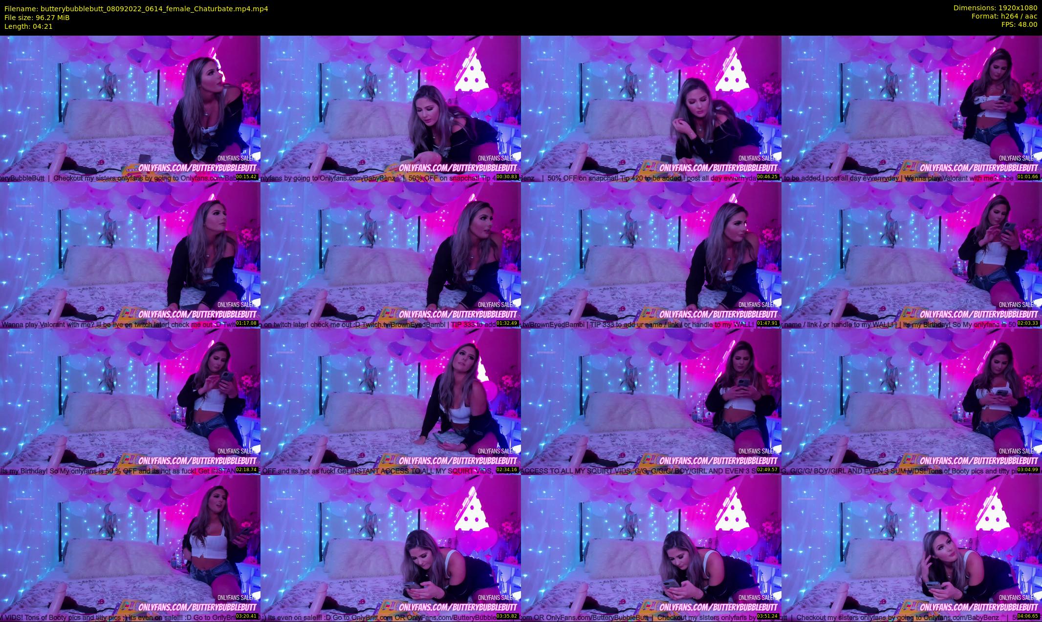 butterybubblebutt — 5 minute Chaturbate couple cam show recording, 1080p, Sep 8, 2022
