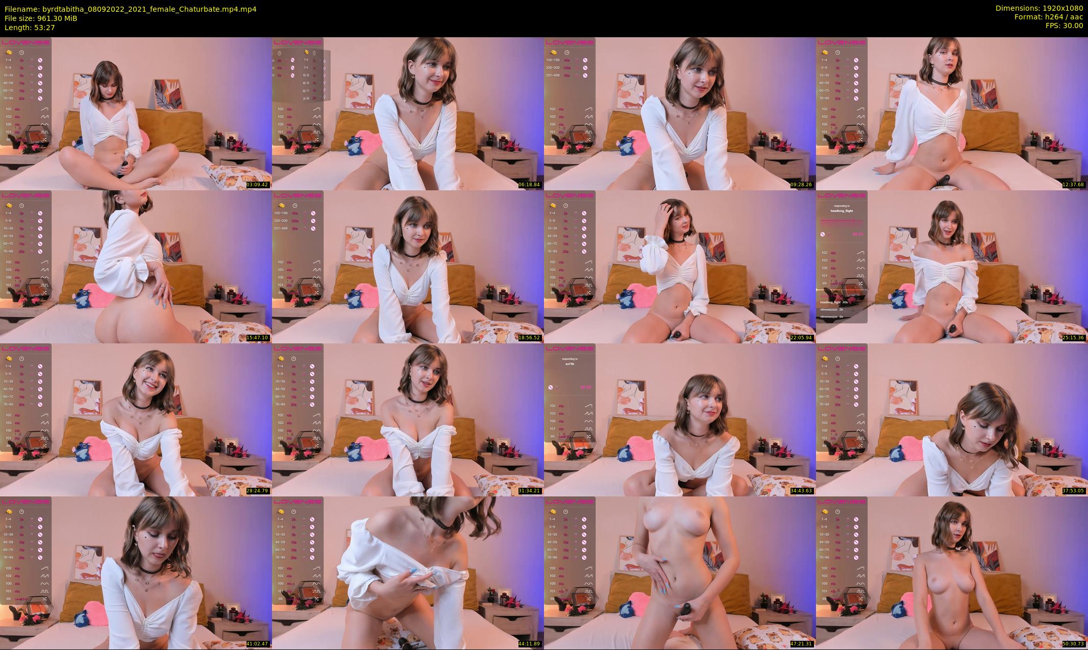 byrdtabitha — 54 minute Chaturbate female cam show recording, 1080p, Sep 8, 2022