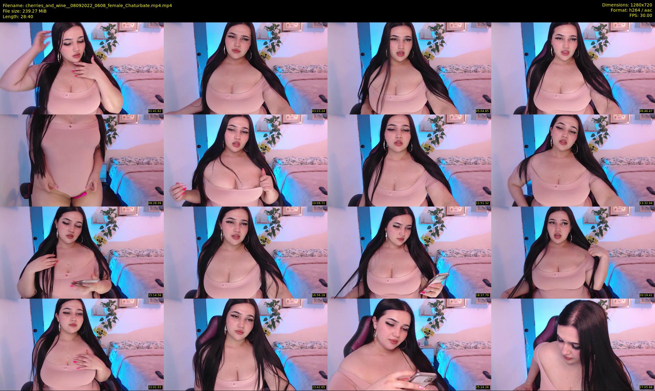cherries_and_wine_ — 29 minute Chaturbate female cam show recording, 720p, Sep 8, 2022