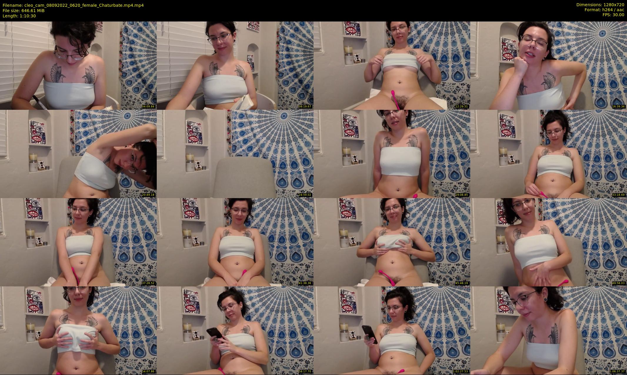 cleo_cam — 71 minute Chaturbate female cam show recording, 720p, Sep 8, 2022