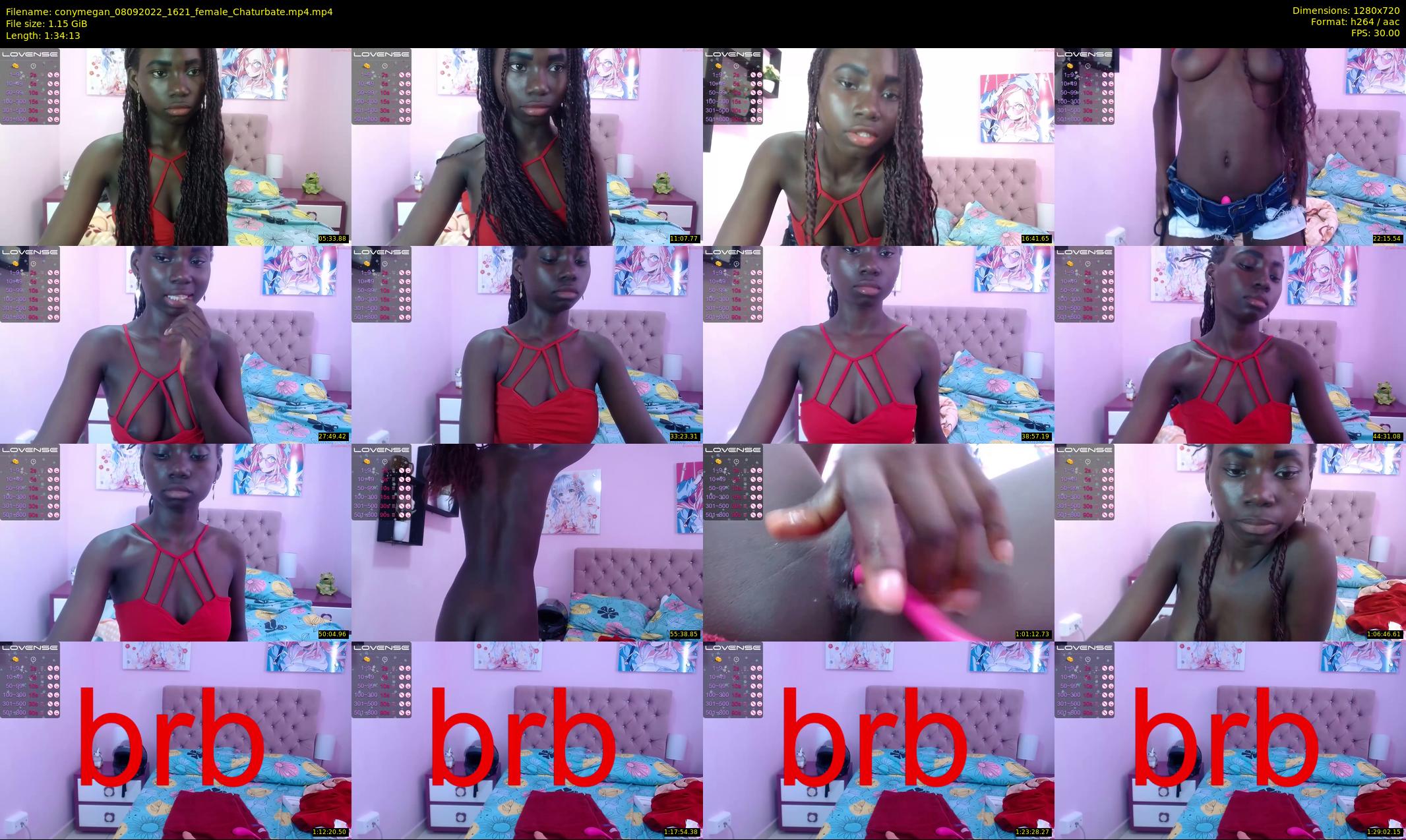conymegan — 95 minute Chaturbate female cam show recording, 720p, Sep 8, 2022