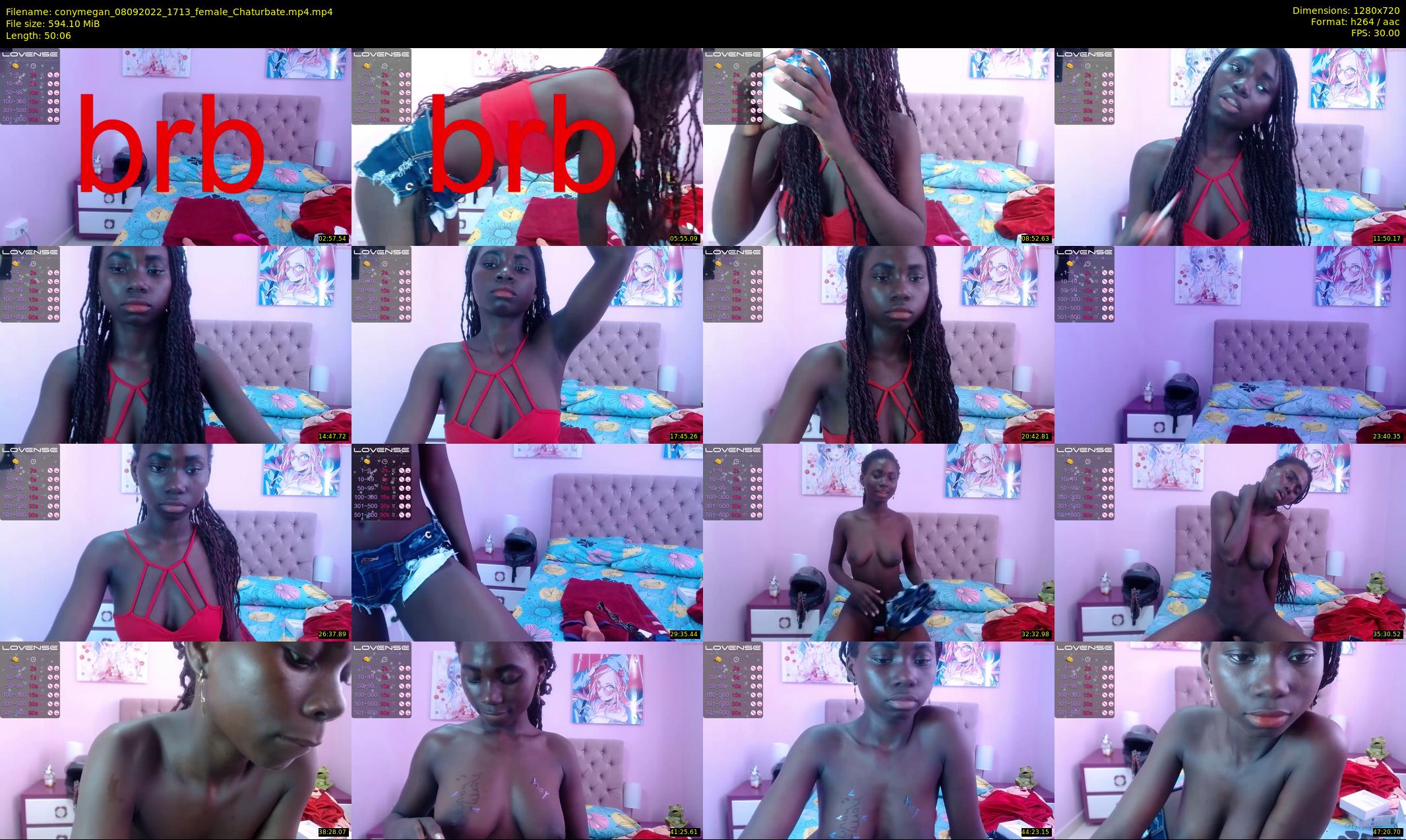 conymegan — 51 minute Chaturbate female cam show recording, 720p, Sep 8, 2022