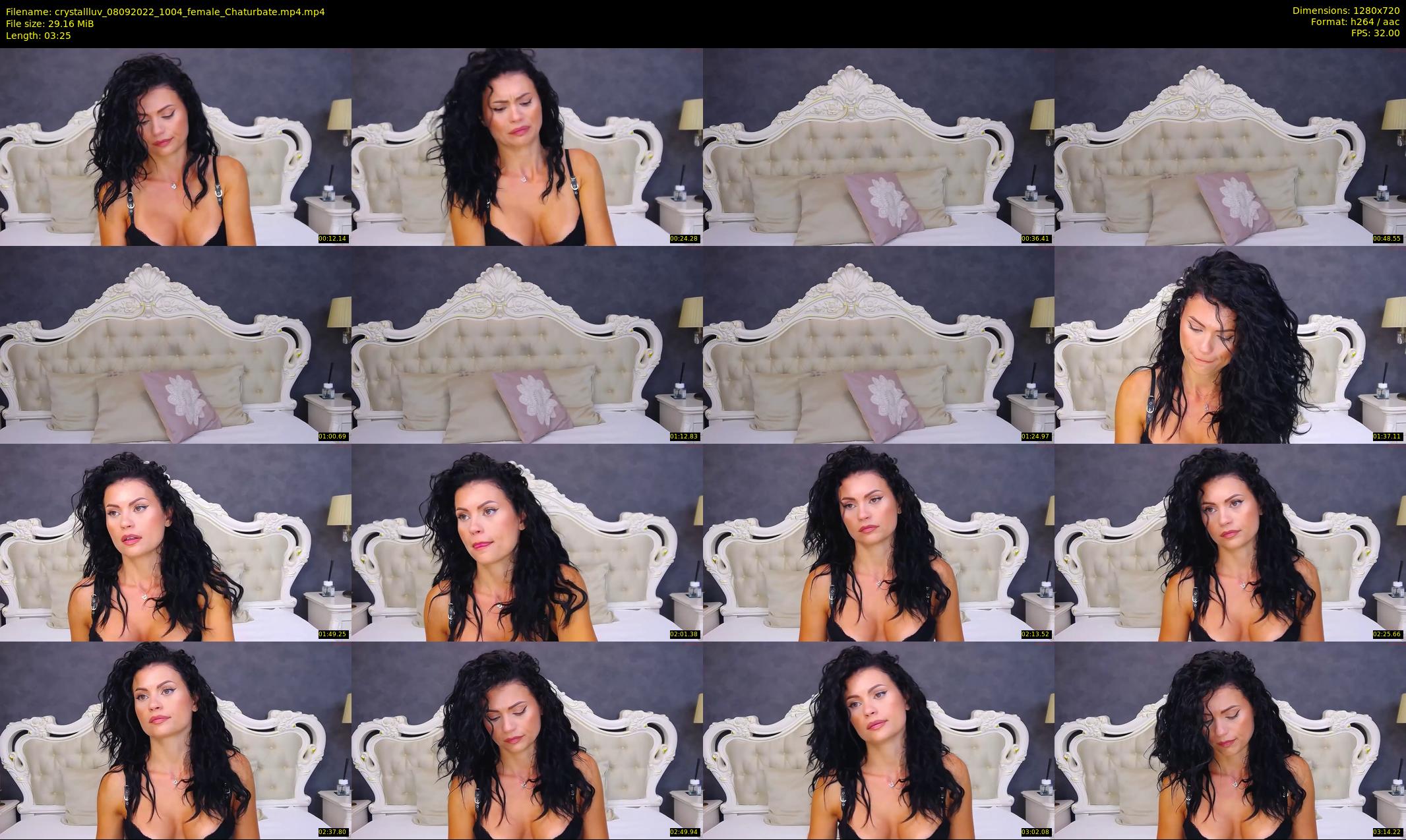 crystallluv — 4 minute Chaturbate female cam show recording, 720p, Sep 8, 2022