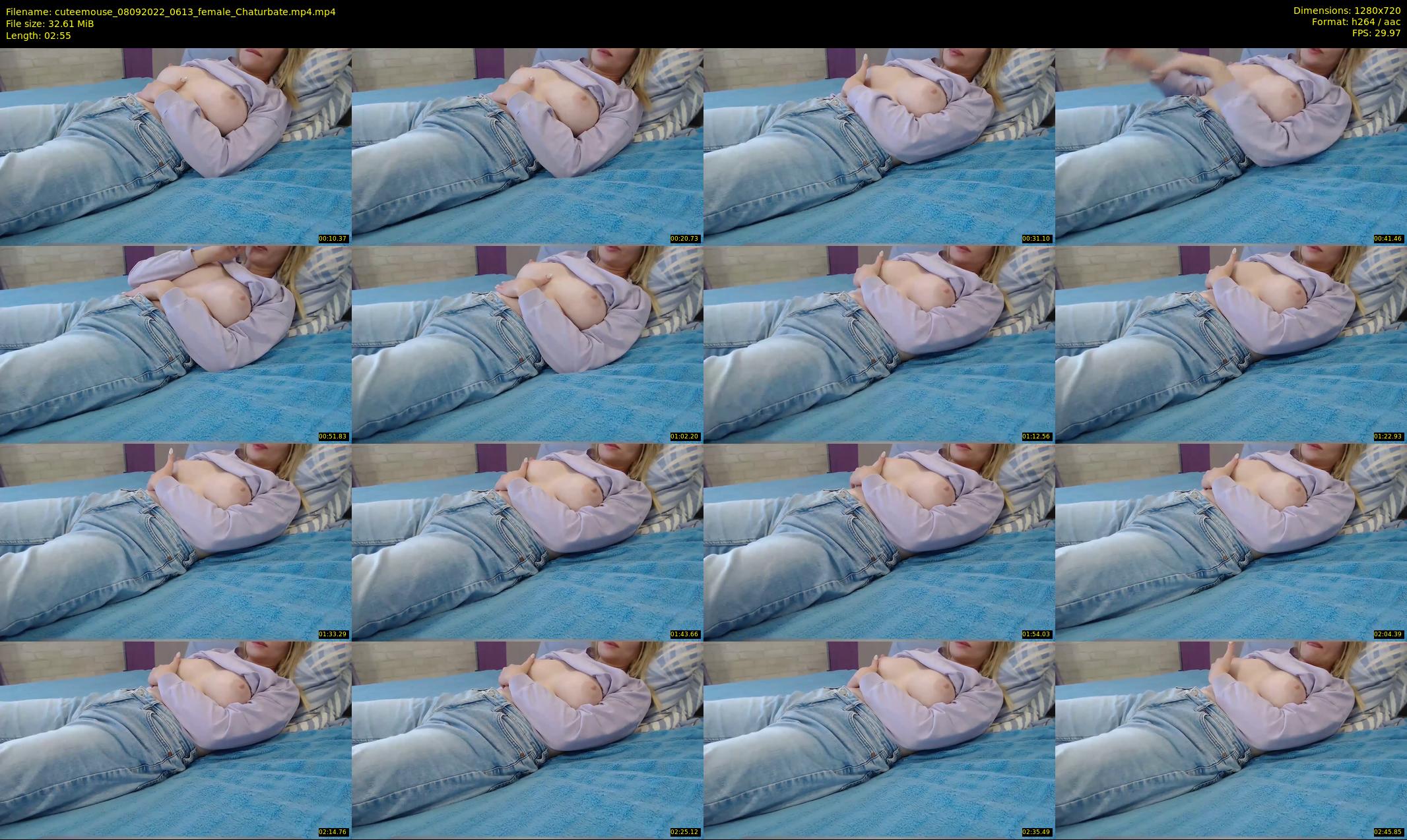 cuteemouse — 3 minute Chaturbate female cam show recording, 720p, Sep 8, 2022