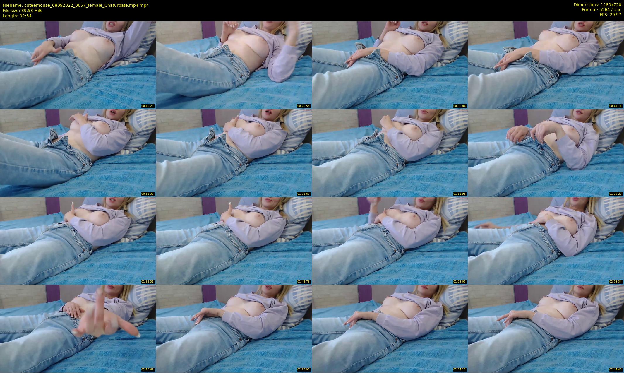 cuteemouse — 3 minute Chaturbate female cam show recording, 720p, Sep 8, 2022