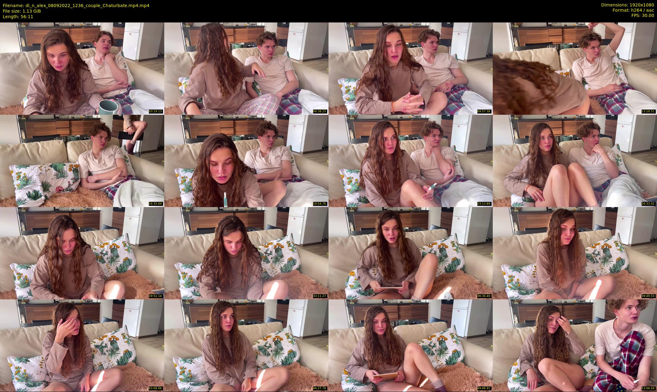 di_n_alex — 57 minute Chaturbate couple cam show recording, 1080p, Sep 8, 2022