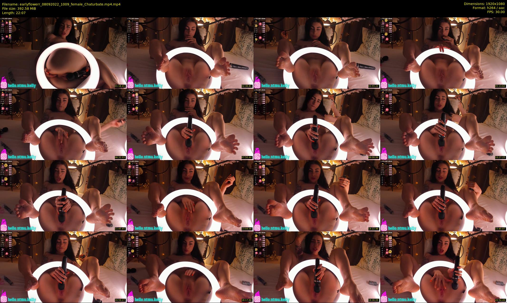 earlyflowerr — 23 minute Chaturbate female cam show recording, 1080p, Sep 8, 2022